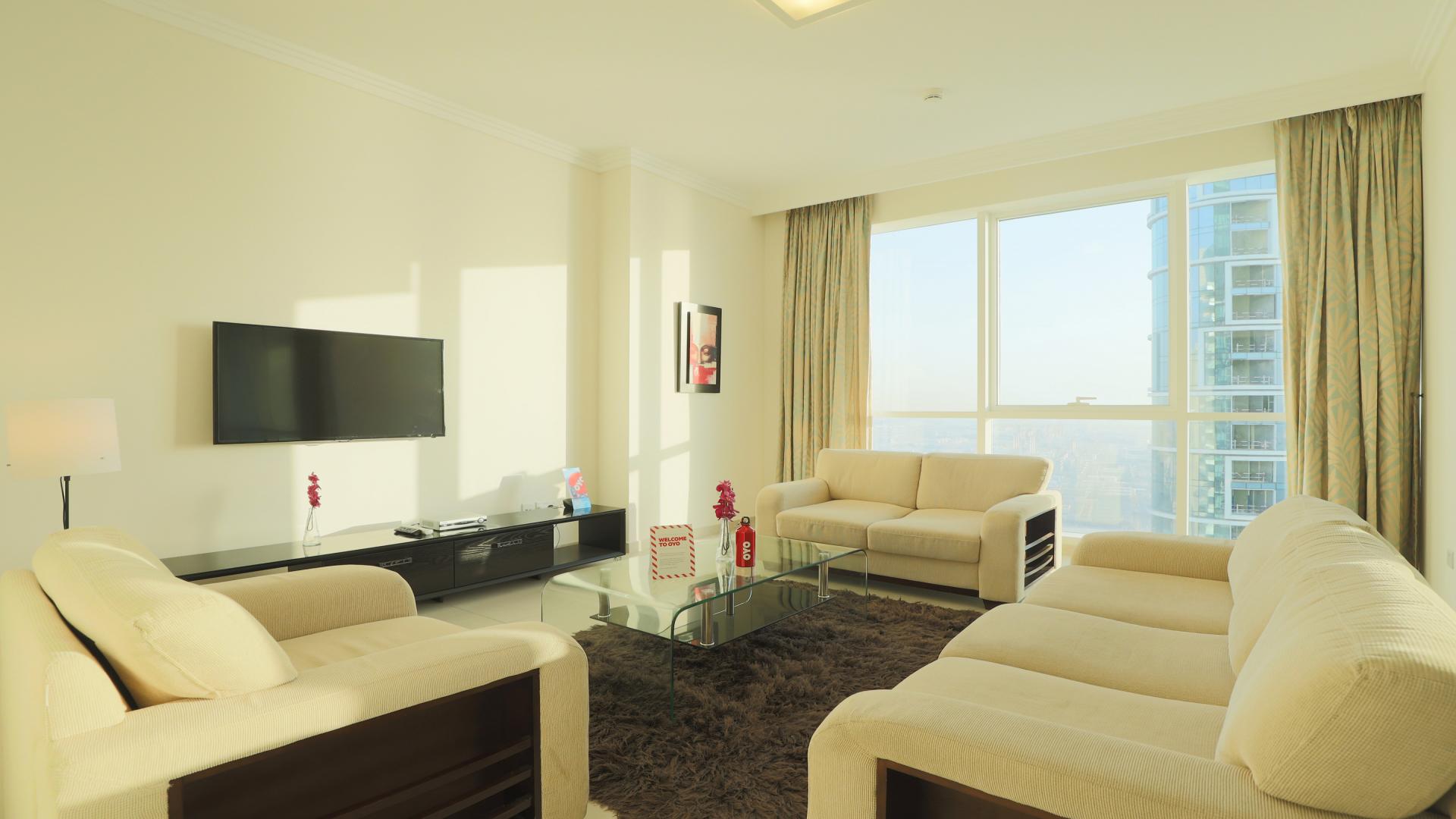 Beachfront balcony view from 2-bedroom apartment in Al Bateen, JBR, Dubai, for sale