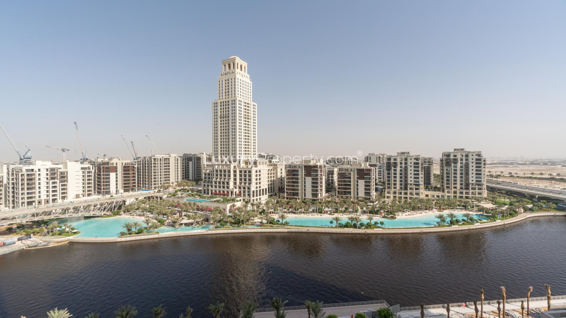 2-bedroom apartment with stunning Creek Beach view in Palace Residences, Dubai Creek Harbour