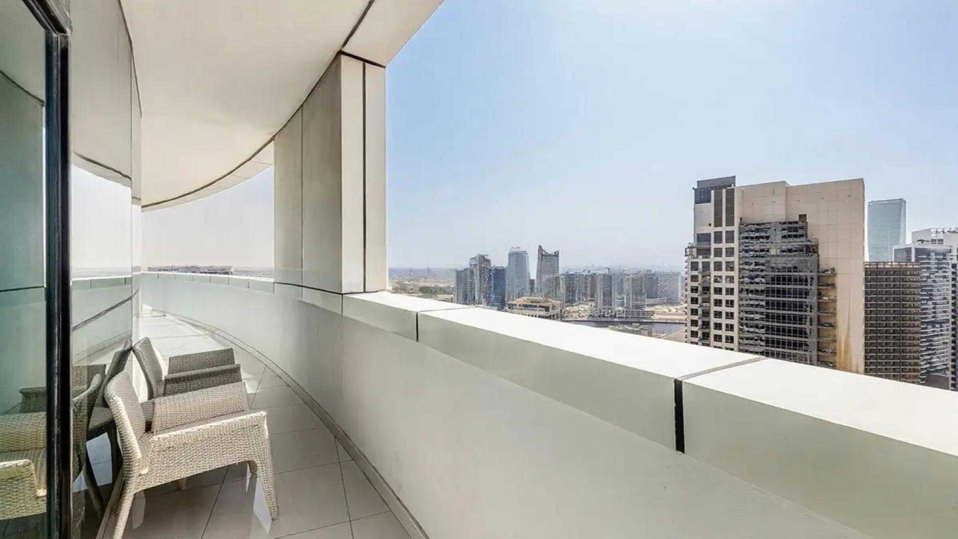 Skyline view from Damac Maison The Distinction apartment in Downtown Dubai