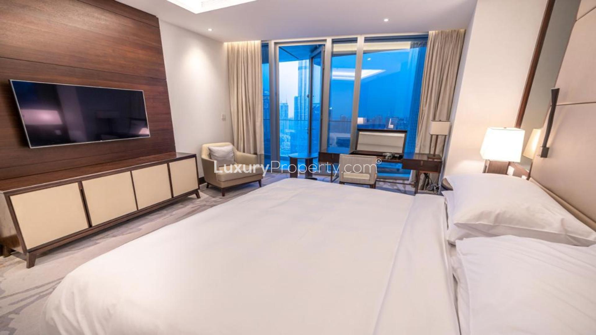 N/A,Luxurious living room in The Address Sky View Towers, Downtown Dubai apartment for sale