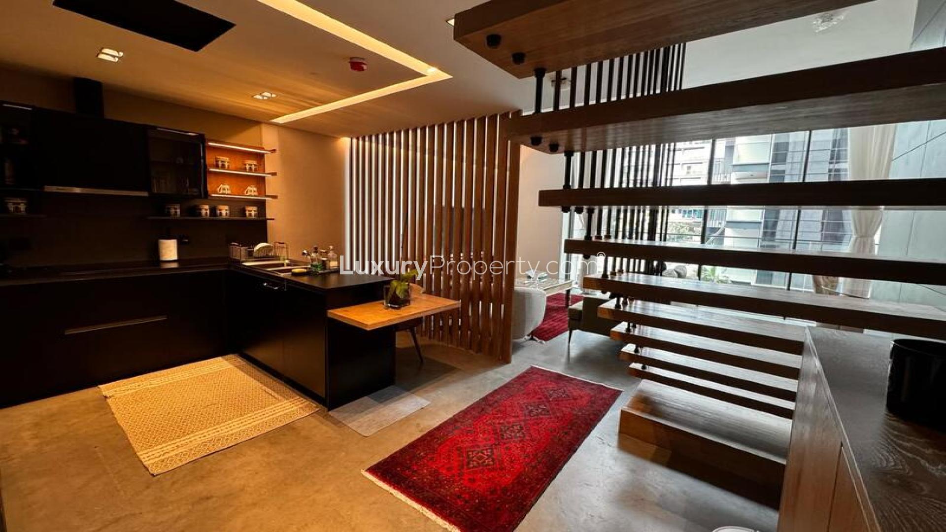 Bedroom interior of 2-bedroom apartment in Sobha Hartland, Mohammed Bin Rashid City, for sale