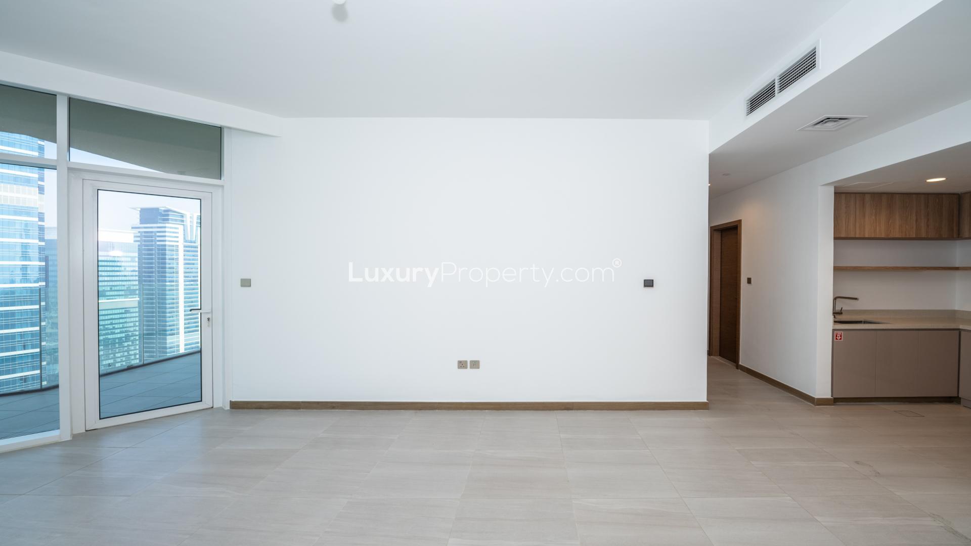 Bright living area in 2-bedroom apartment, Urban Oasis, Business Bay, for sale