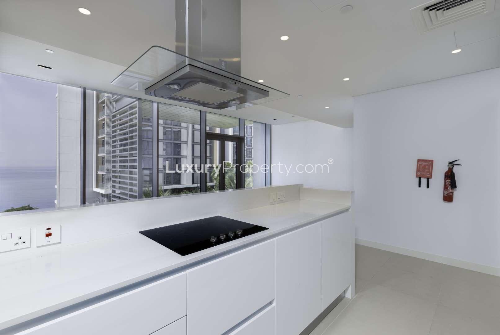 Modern kitchen with ocean views in Bluewaters Residences apartment, Ref No: LP11507