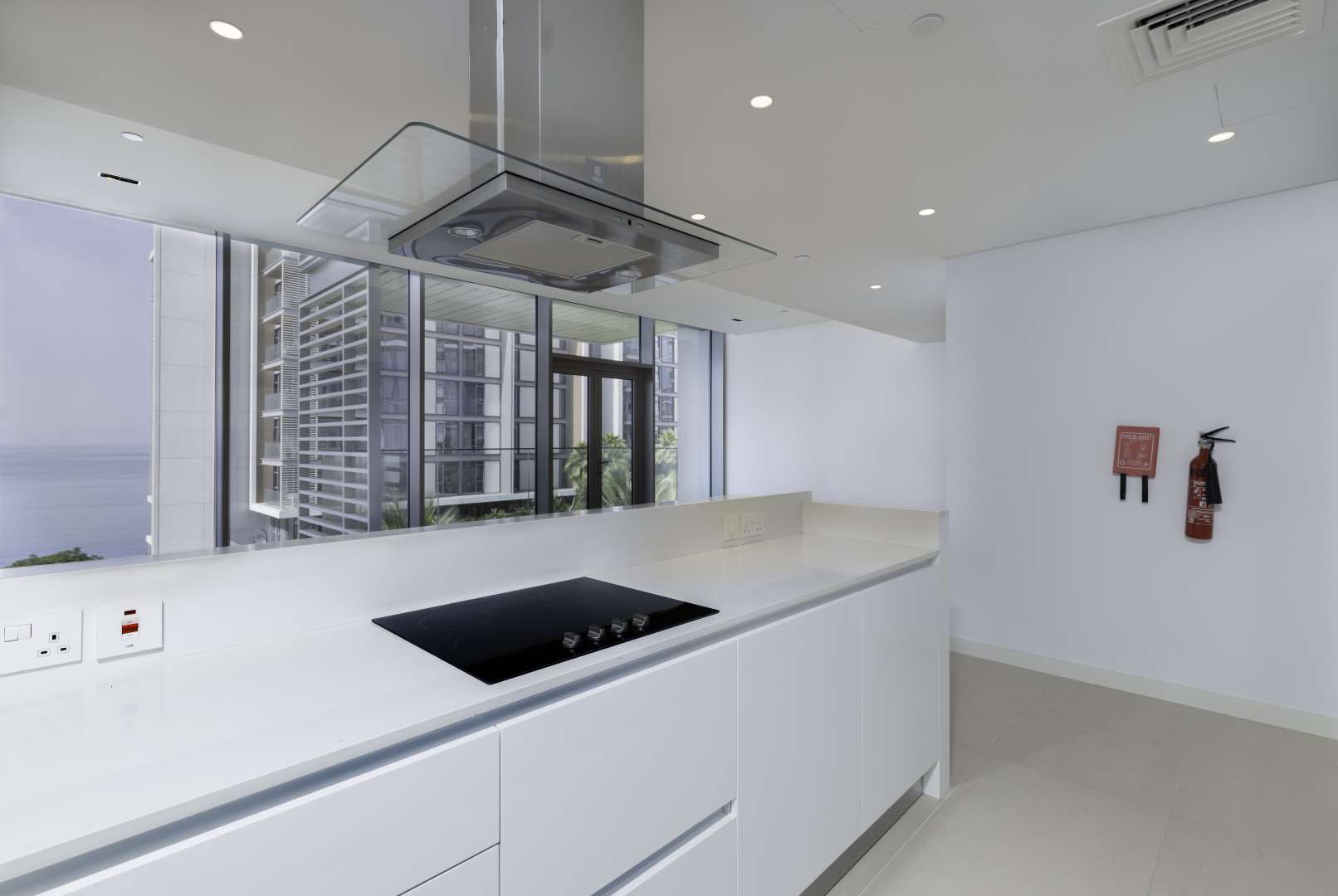 Modern kitchen with ocean views in Bluewaters Residences apartment, Ref No: LP11507