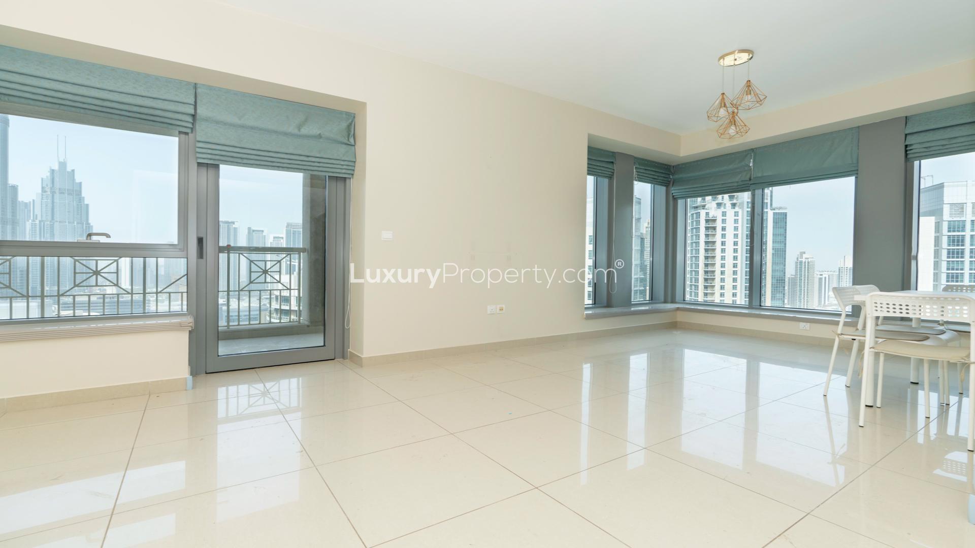 N/A,High-floor apartment with Burj Khalifa view, spacious living area, 29 Boulevard, Downtown Dubai