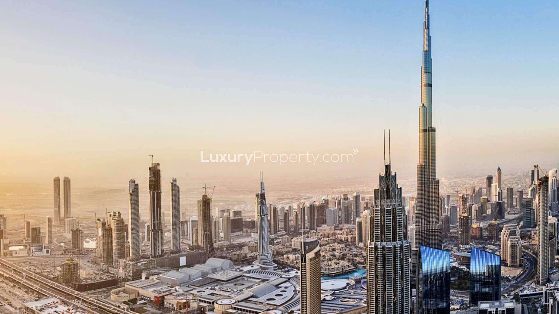 Luxurious communal space in Dubai Hills Estate's Collective apartment, featuring modern design and amenities