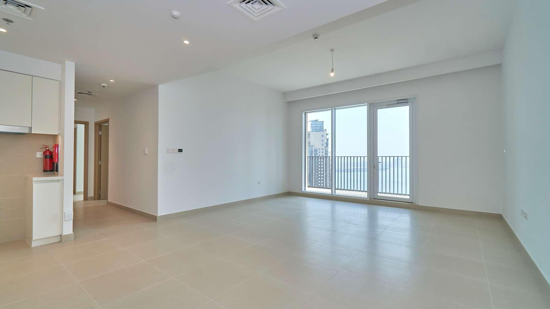 Aerial view of Dubai Creek Harbour skyline with waterfront and modern residential towers