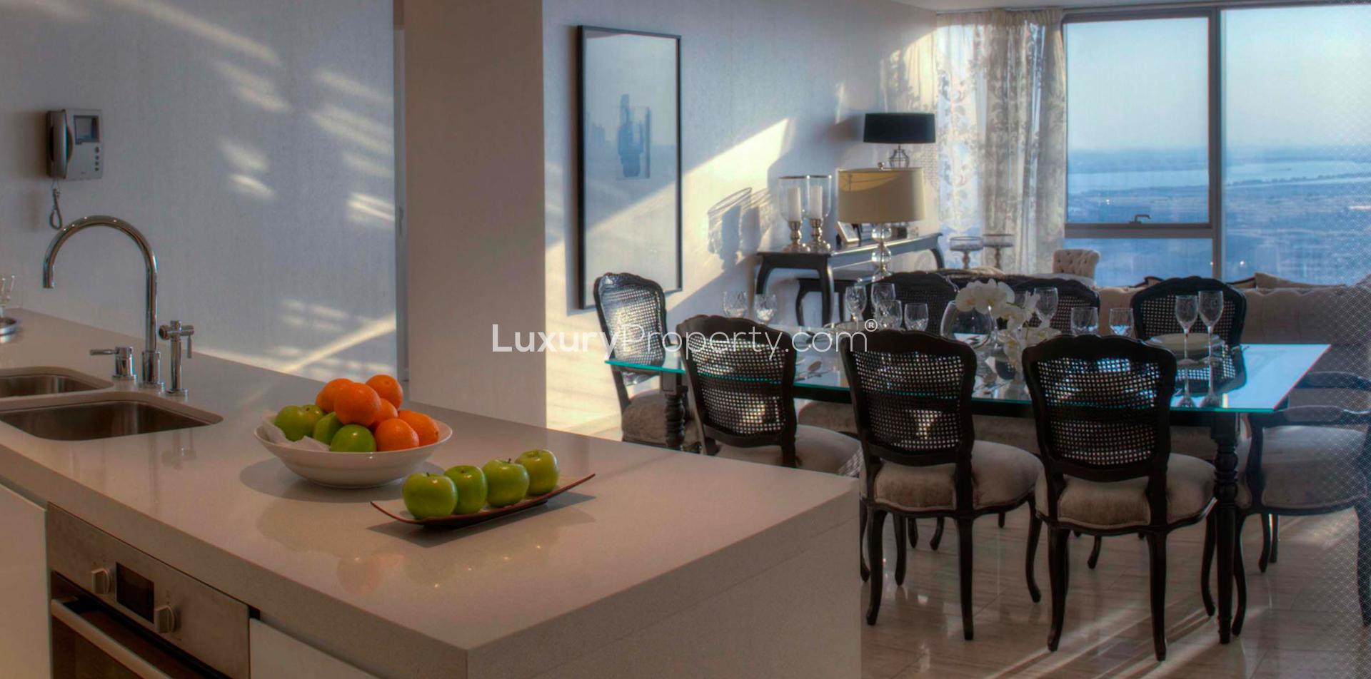 Tall D1 Tower overlooking waterfront in Culture Village, ideal residential apartment for sale