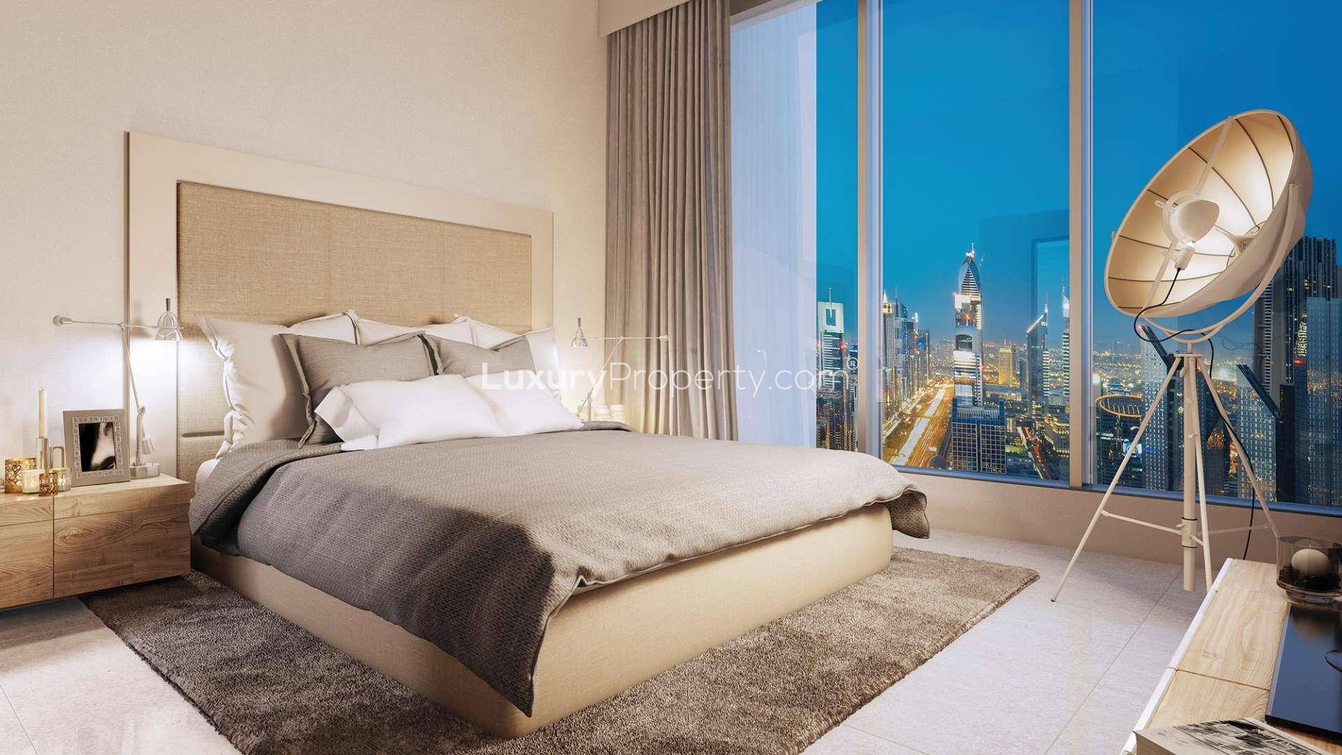 Modern kitchen in luxurious two-bedroom apartment at Forte, Downtown Dubai with city views