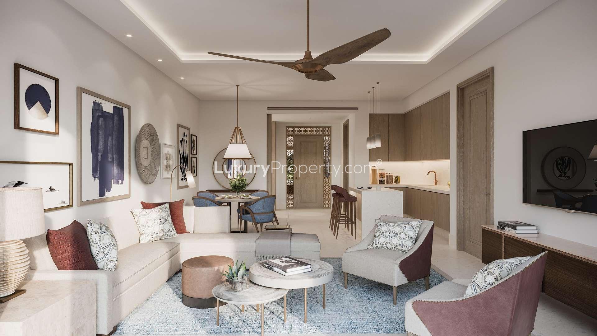 Floor plan of 2-bedroom apartment in Four Seasons Private Residences, Sharm el Sheikh