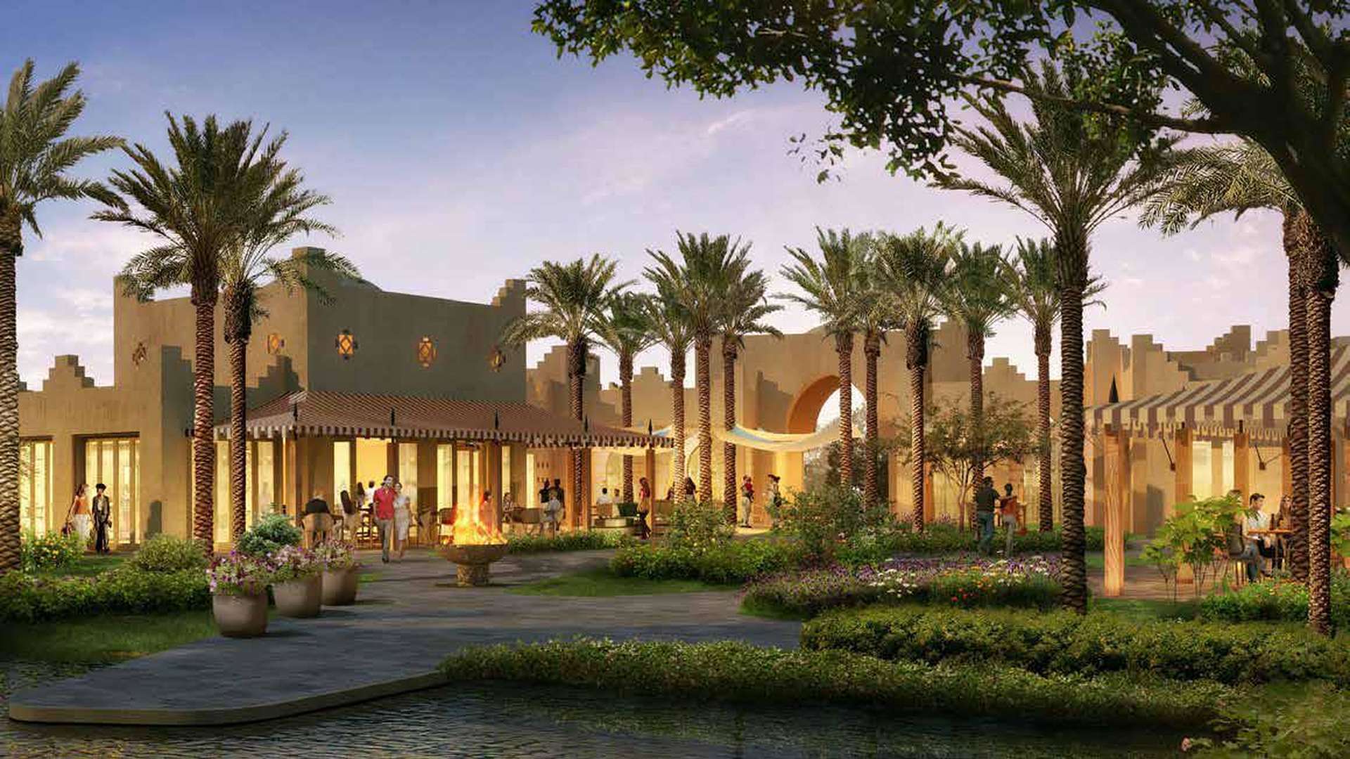 Luxurious living room in 2-bedroom chalet, Four Seasons Residences, Sharm el Sheikh for sale