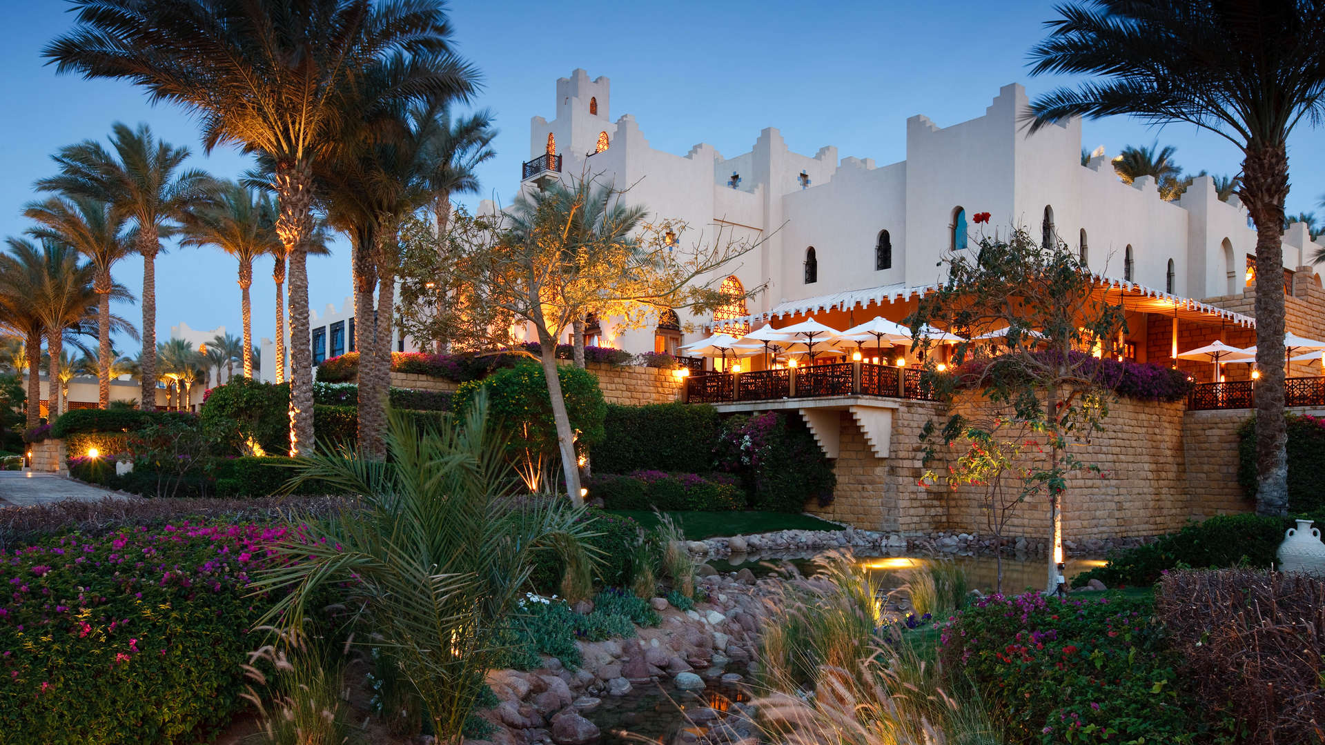 Living room with balcony view in Sharm El Sheikh chalet for sale