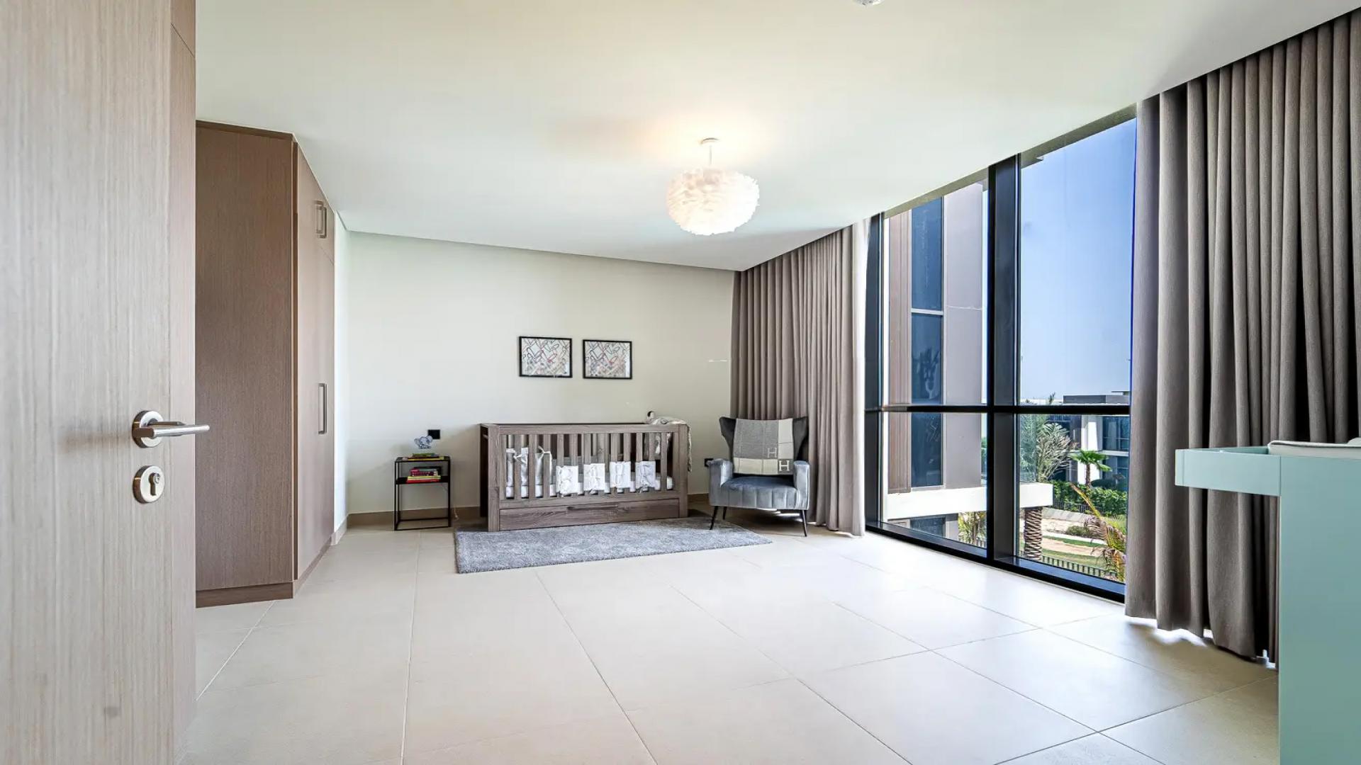 High-floor furnished bedroom in 23 Marina apartment, Dubai Marina, fully upgraded