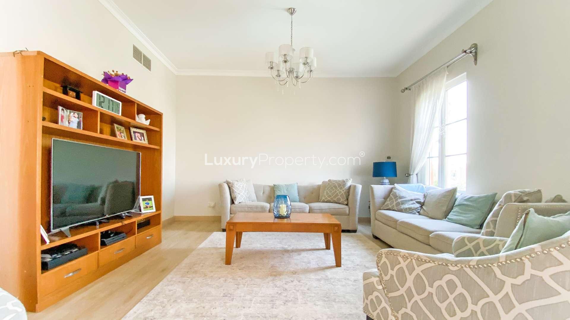 Upgraded two-bedroom apartment with pool view in Garden West Apartments, Green Community