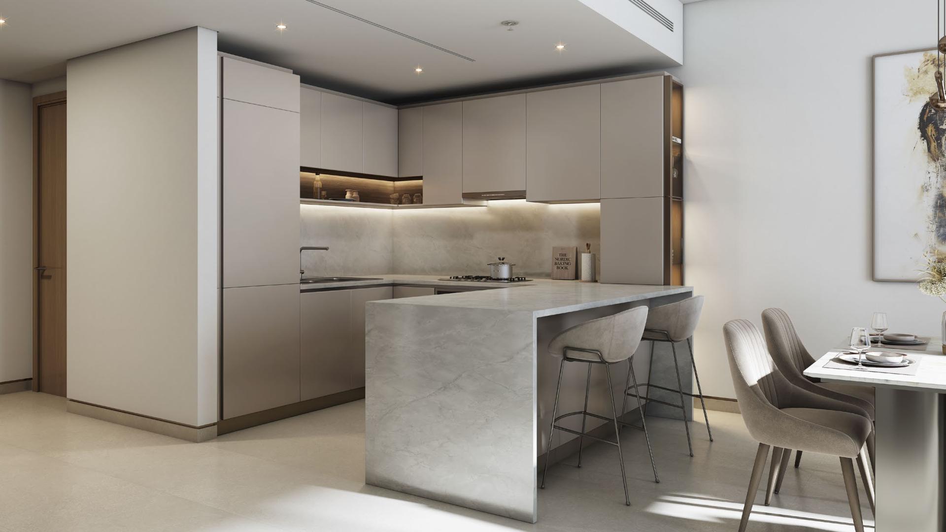 Exterior view of Skyscape AURA apartment with city skyline, Bukadra, Sobha Hartland II