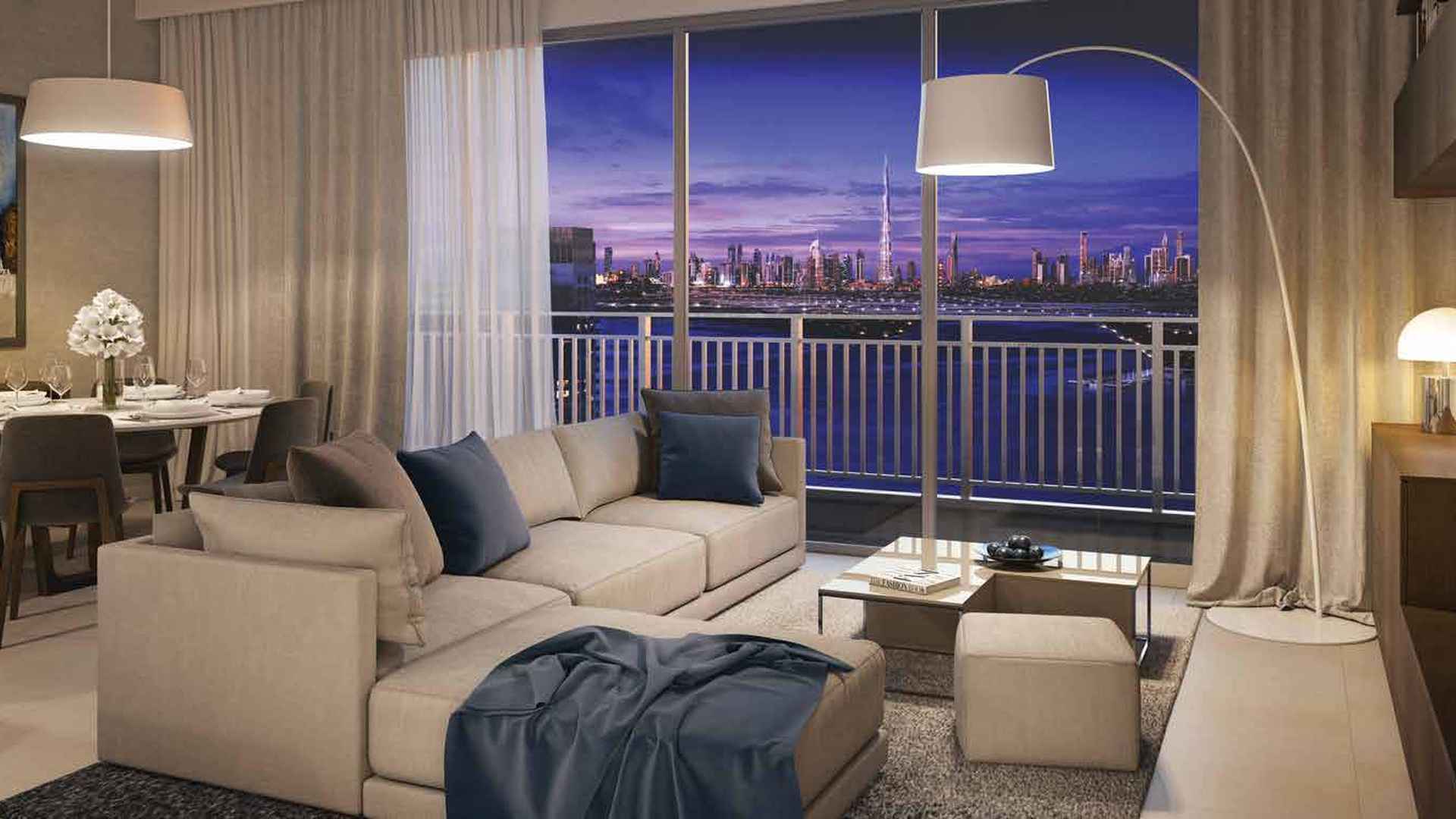 Two-bedroom apartment with stunning views at Harbour Views, Dubai Creek Harbour for sale