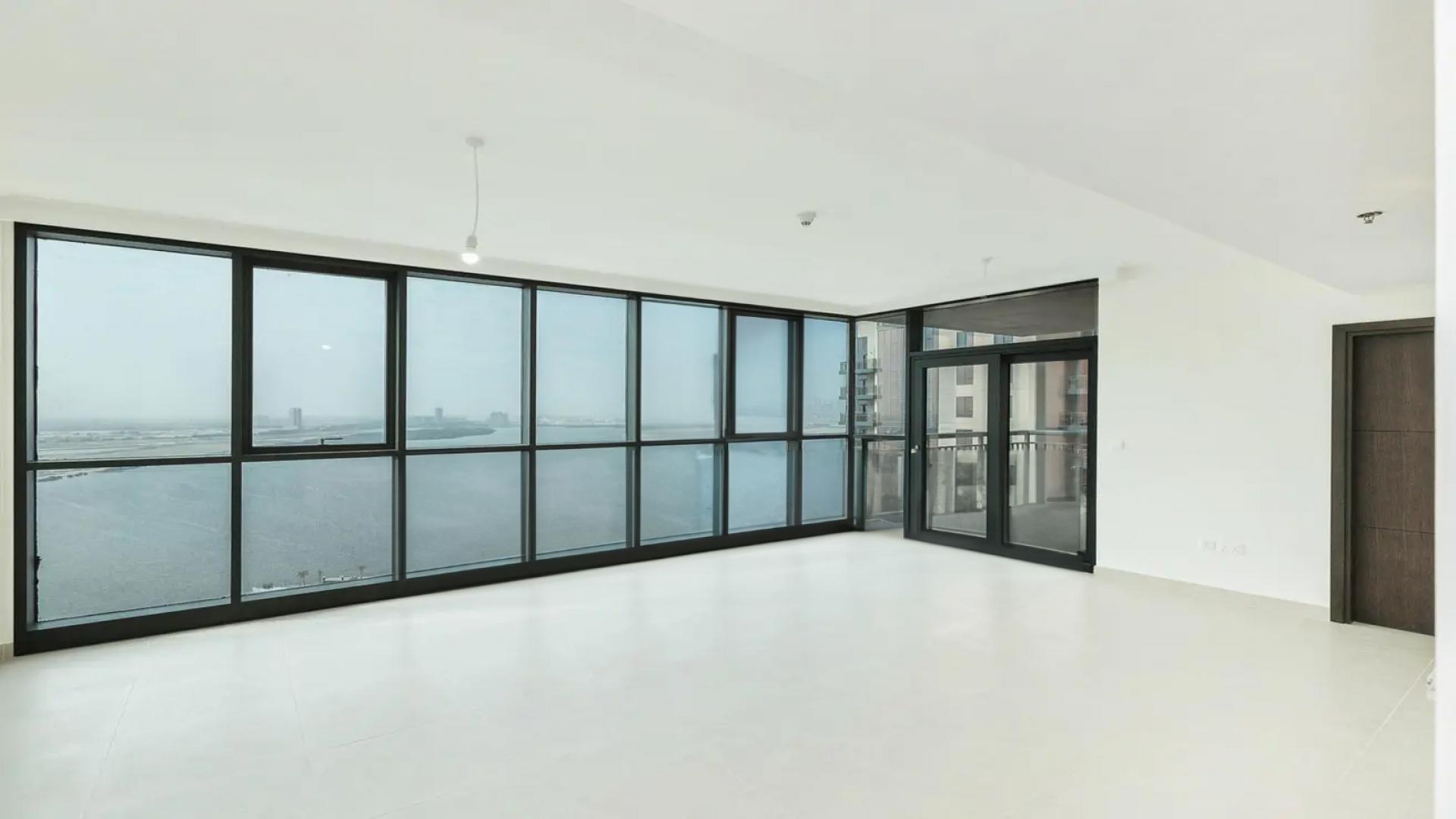 Stunning Dubai Creek view from apartment balcony in Dubai Creek Residence Tower 2 South