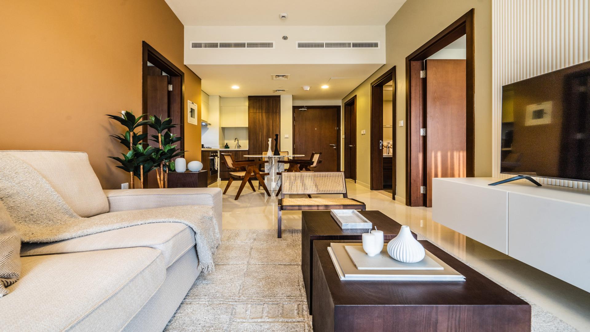 Cozy bedroom in Reva Residences 2-bedroom apartment, Business Bay, for sale