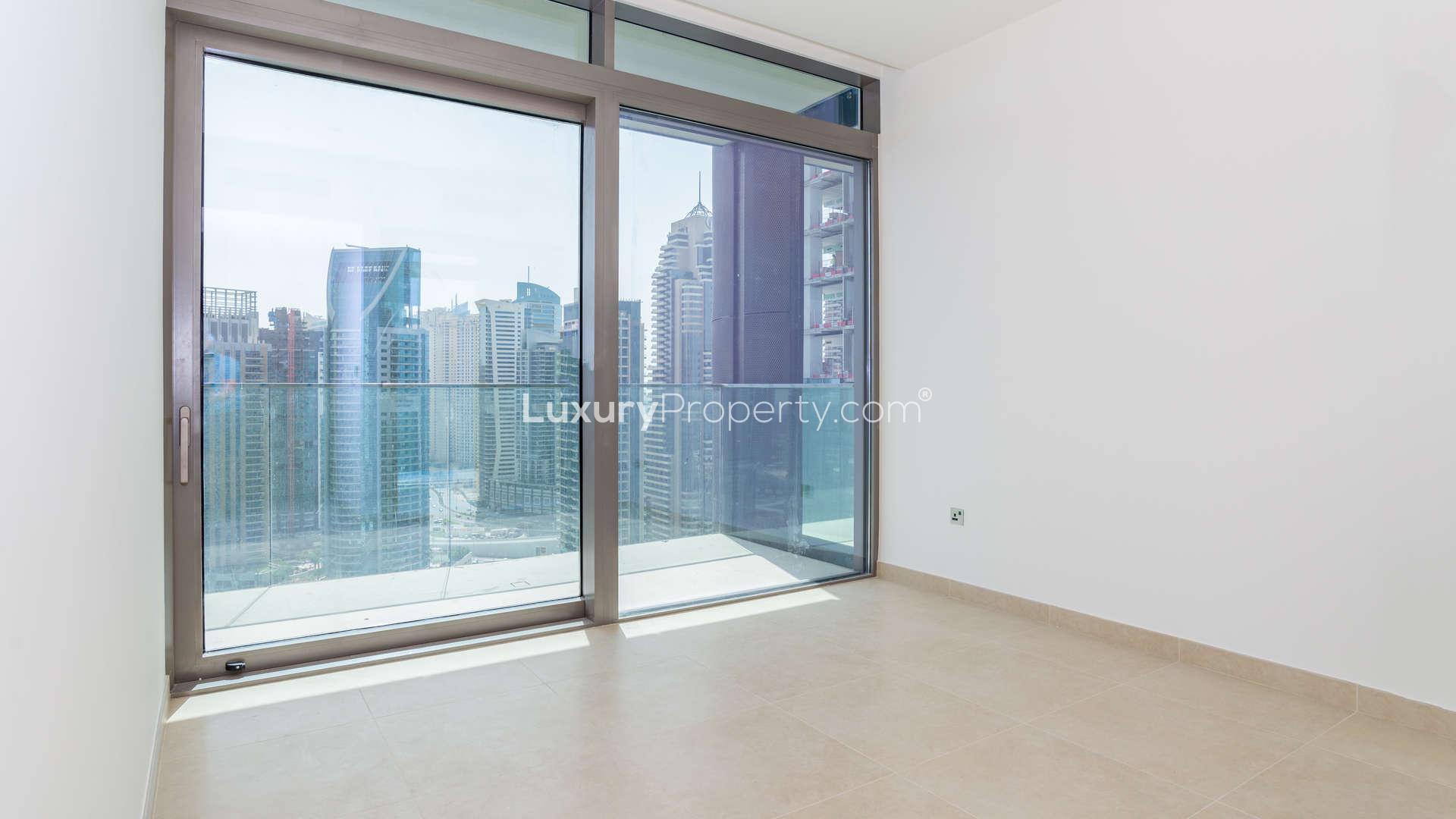 Modern bathroom in two-bedroom apartment, Marina Gate 2, Dubai Marina, for sale