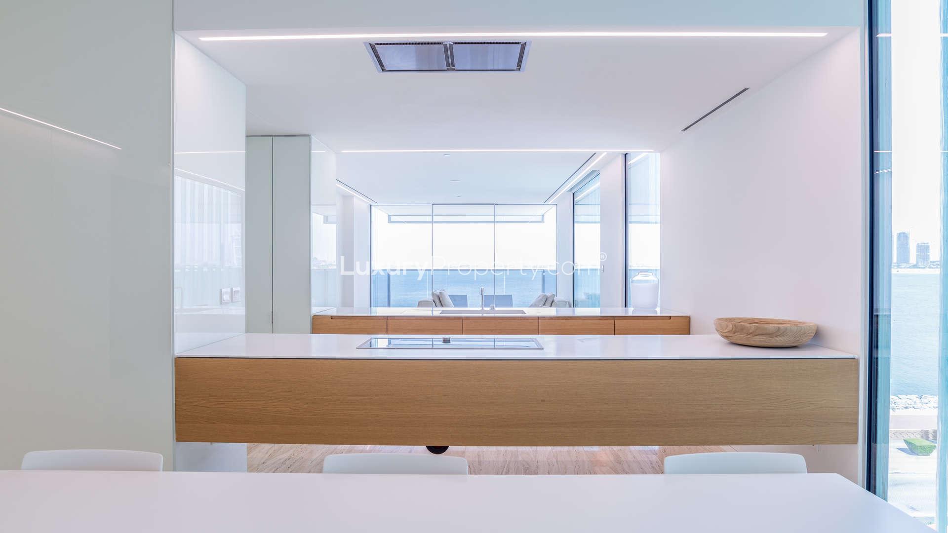 Modern bathroom in Muraba Residence, Palm Jumeirah apartment, featuring sleek design and fixtures