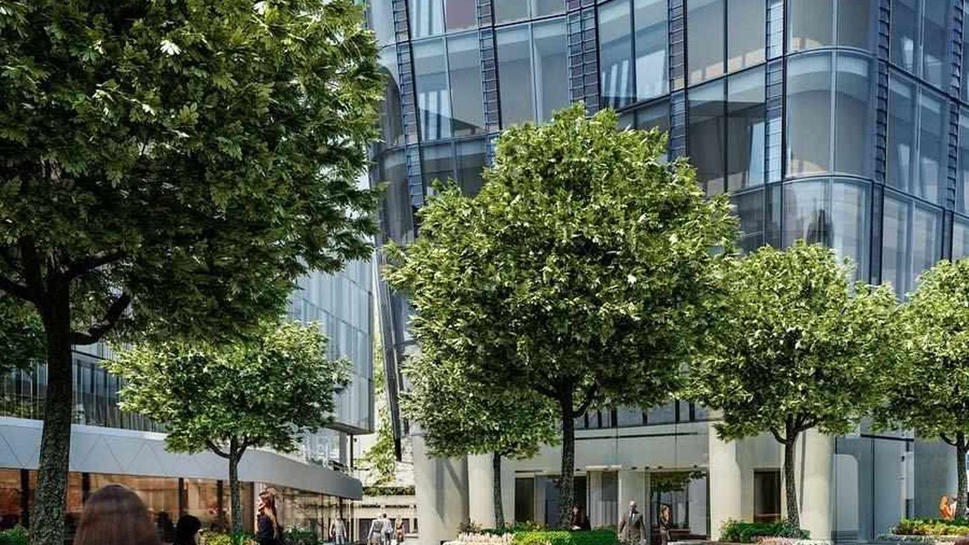 Luxurious entrance of two-bedroom apartment at One Blackfriars, South Bank, London