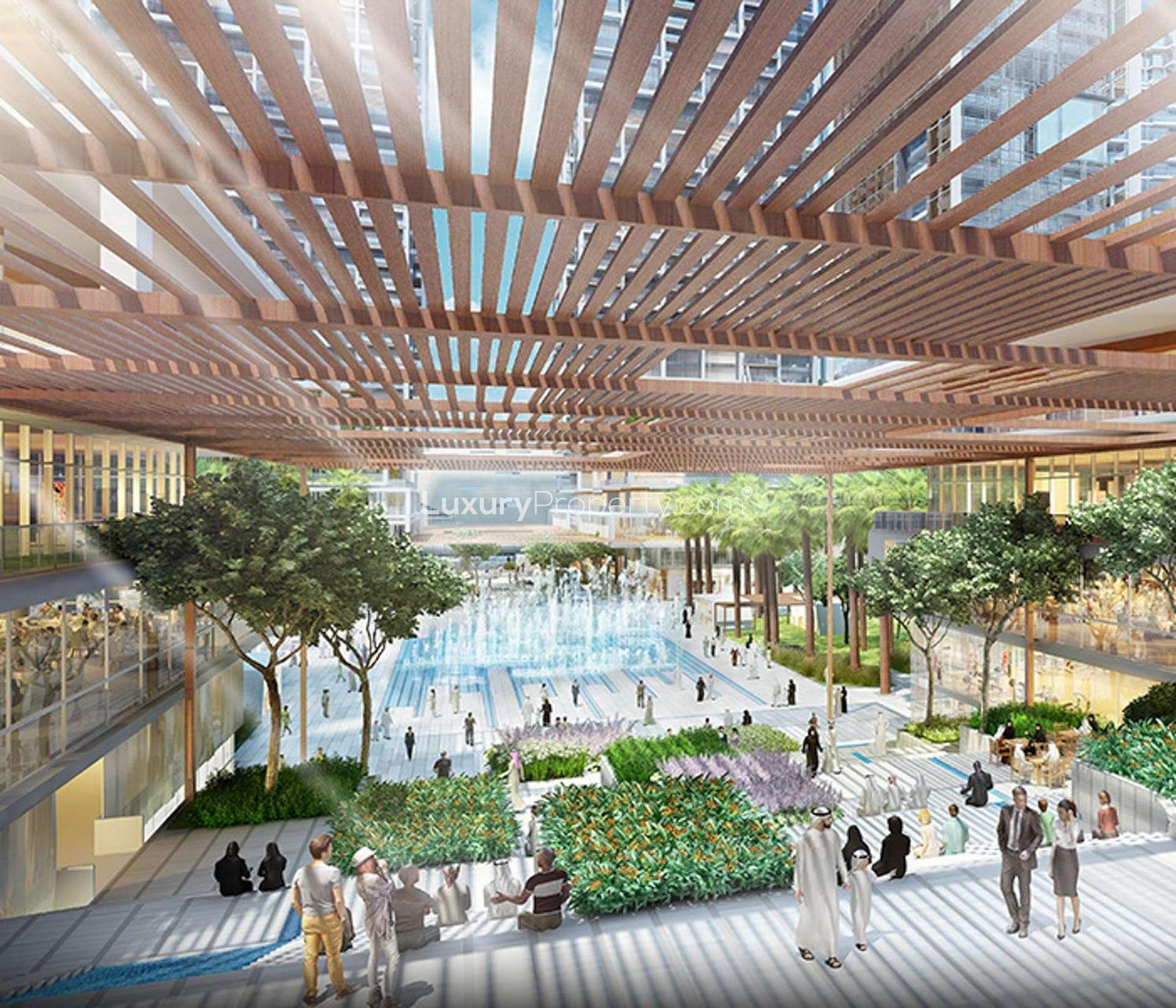 Elegant modern architecture at Park Gate Residences, Zabeel District, Al Kifaf community, Dubai