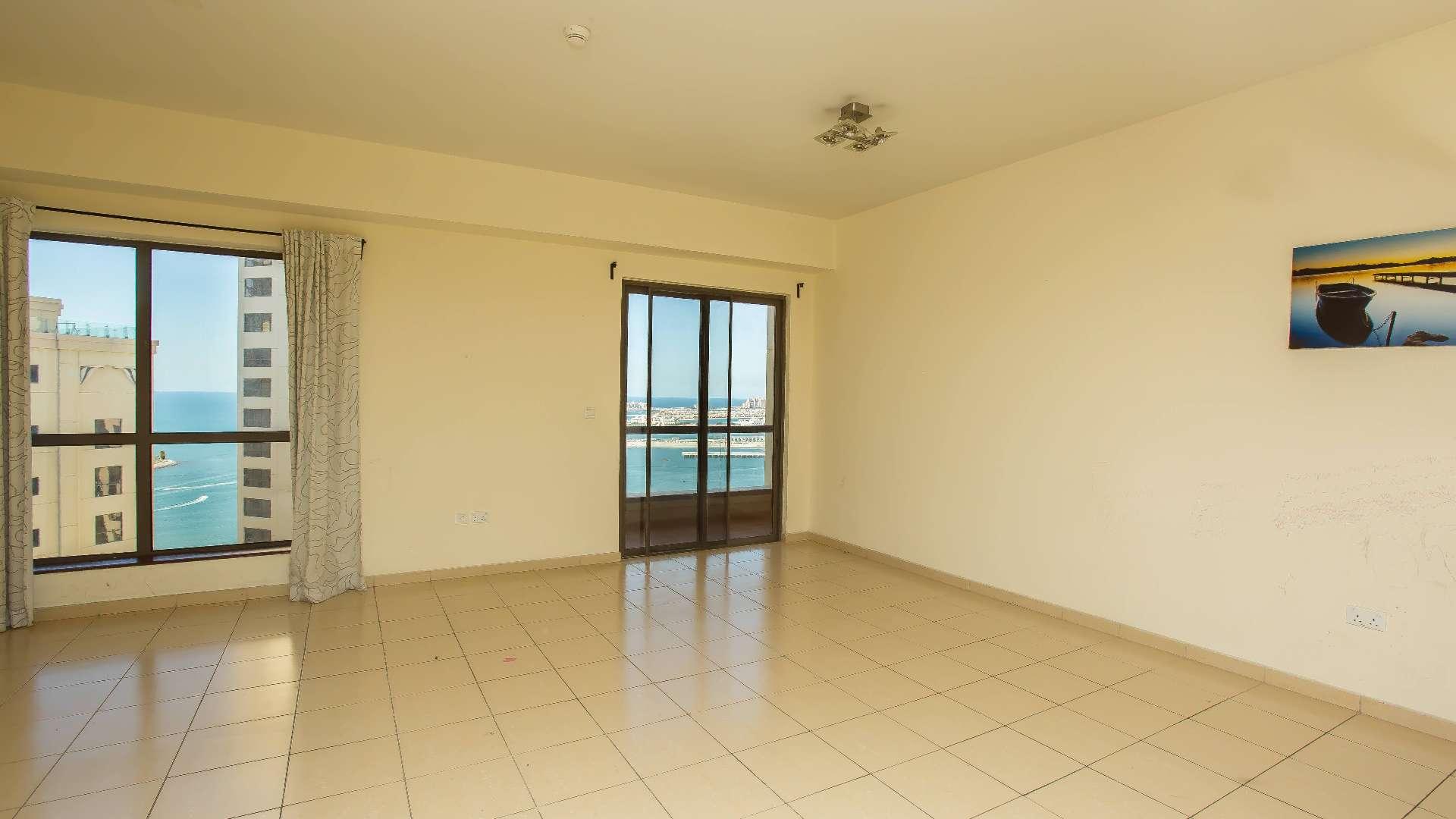 N/A,High-floor 2-bedroom apartment interior in Rimal 1, JBR, for sale