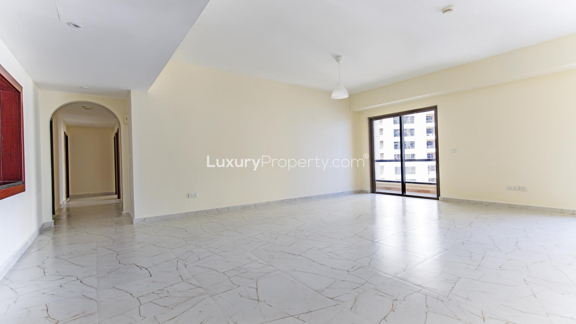 Spacious living area in newly upgraded 2-bedroom apartment, Rimal 1, Jumeirah Beach Residence