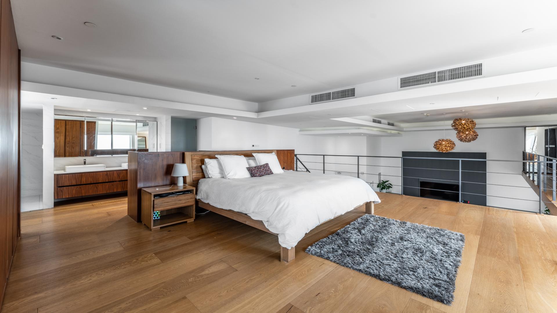 Modern kitchen and living area in Jumeirah Beach Residence apartment for sale, Ref LP35958