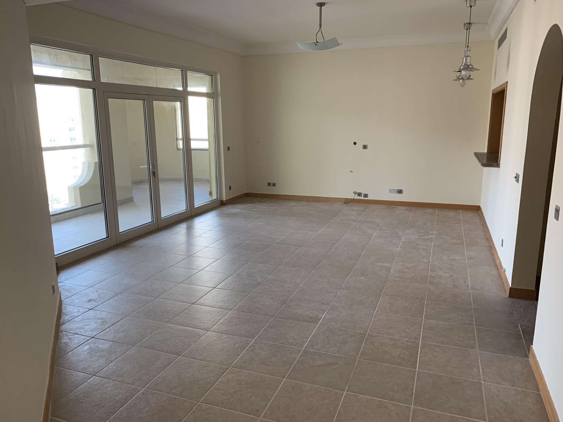 High-floor apartment view, Al Shahla, Shoreline, Palm Jumeirah, overlooking the sea and surroundings