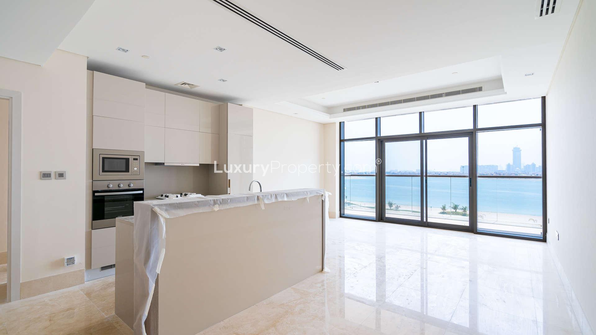 Luxurious hallway in two-bedroom apartment at The 8, Palm Jumeirah for sale
