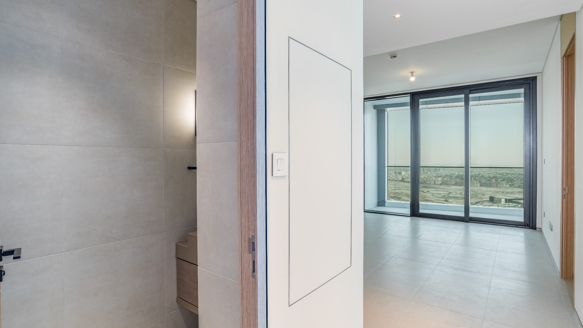 "Stunning city and marina view from apartment at The Address Jumeirah Resort and Spa.",N/A,Modern kitchen area in 2-bedroom apartment at The Address Jumeirah, Jumeirah Beach Residence