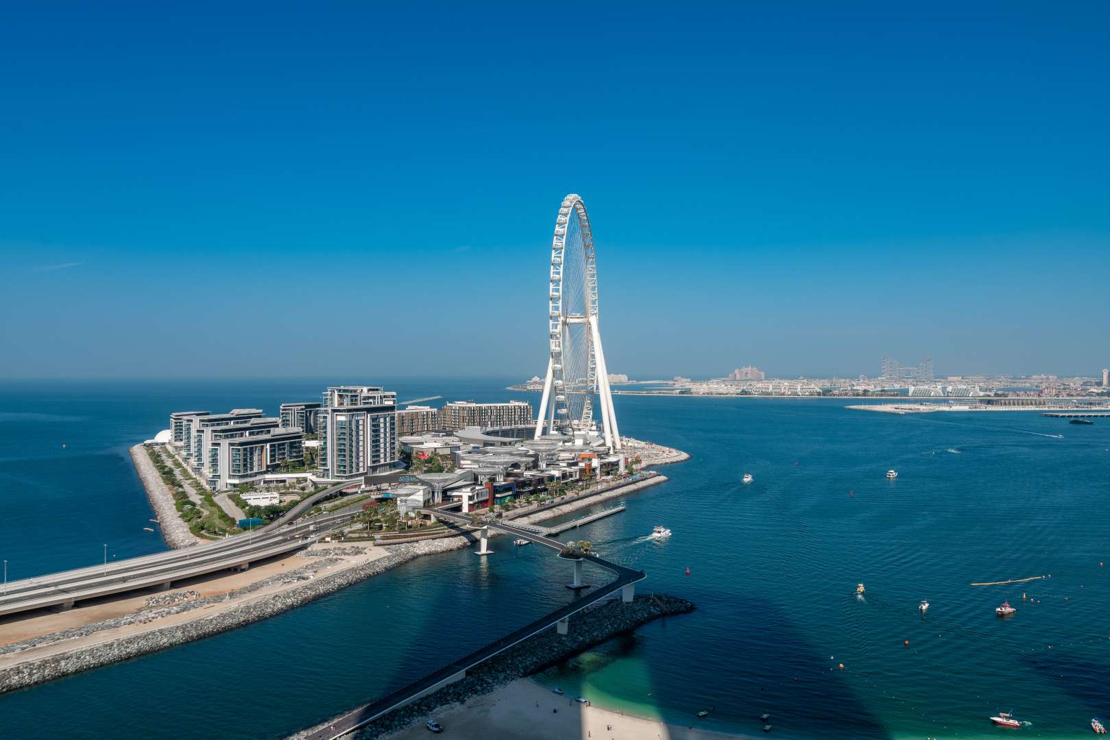 Alt text: "The Address Jumeirah Resort exterior view, luxury apartment for sale, Jumeirah Beach Residence.",Scenic view from luxury apartment at The Address Jumeirah Resort, Jumeirah Beach Residence