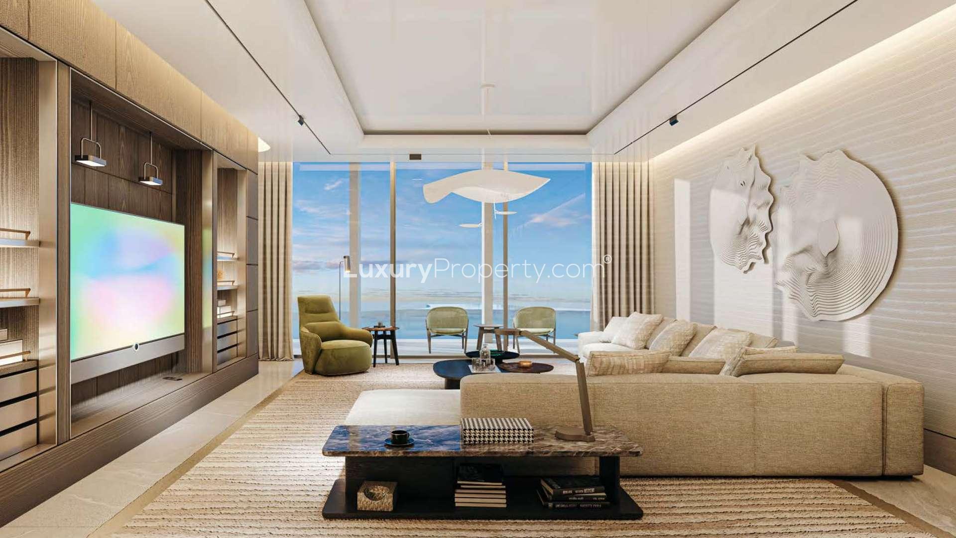 Luxurious dining area in Creekside resort apartment, modern design with elegant furnishings