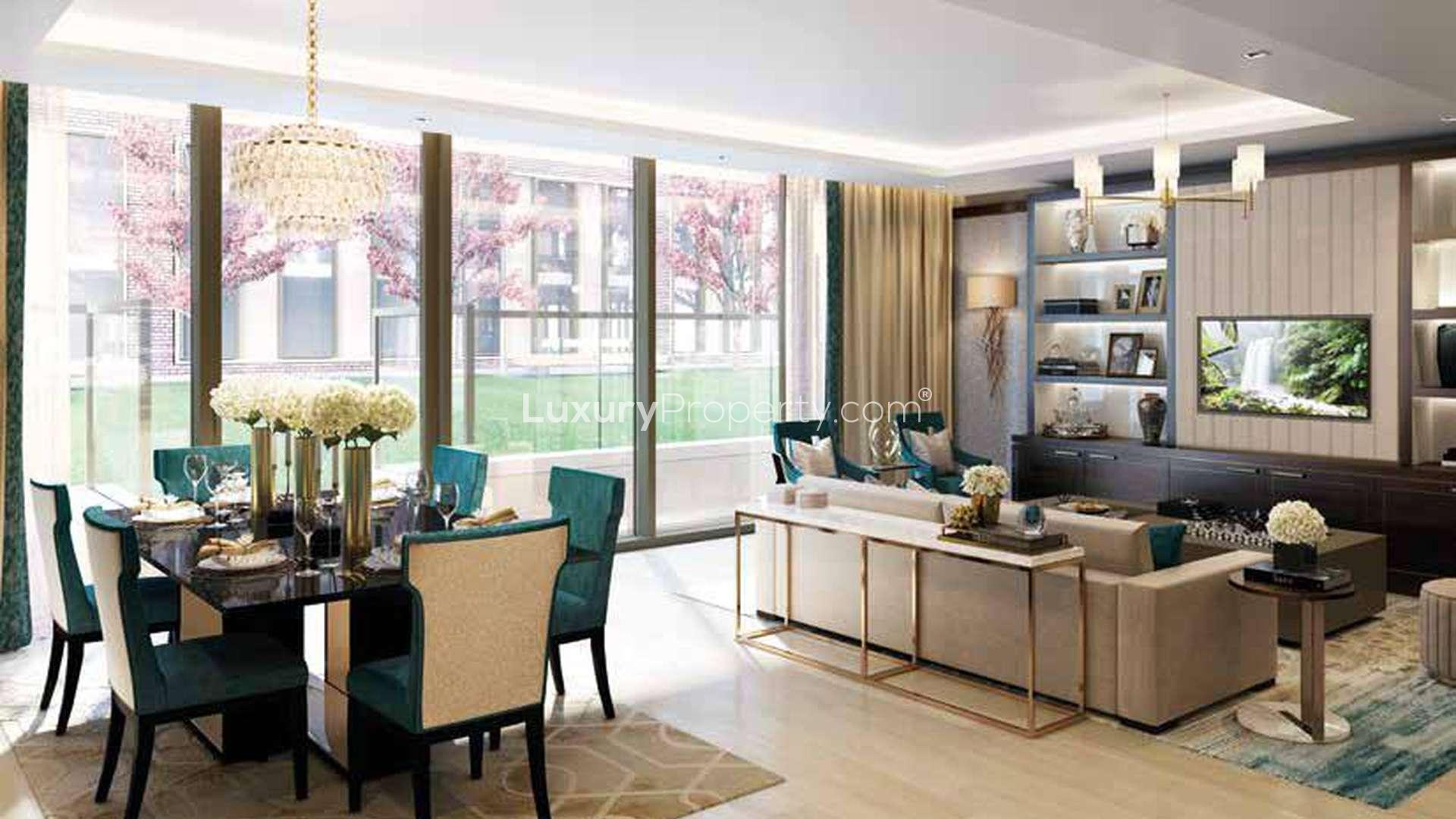 Luxurious lobby at Thomas Earle House, Kensington Row apartment for sale, Ref LP01087