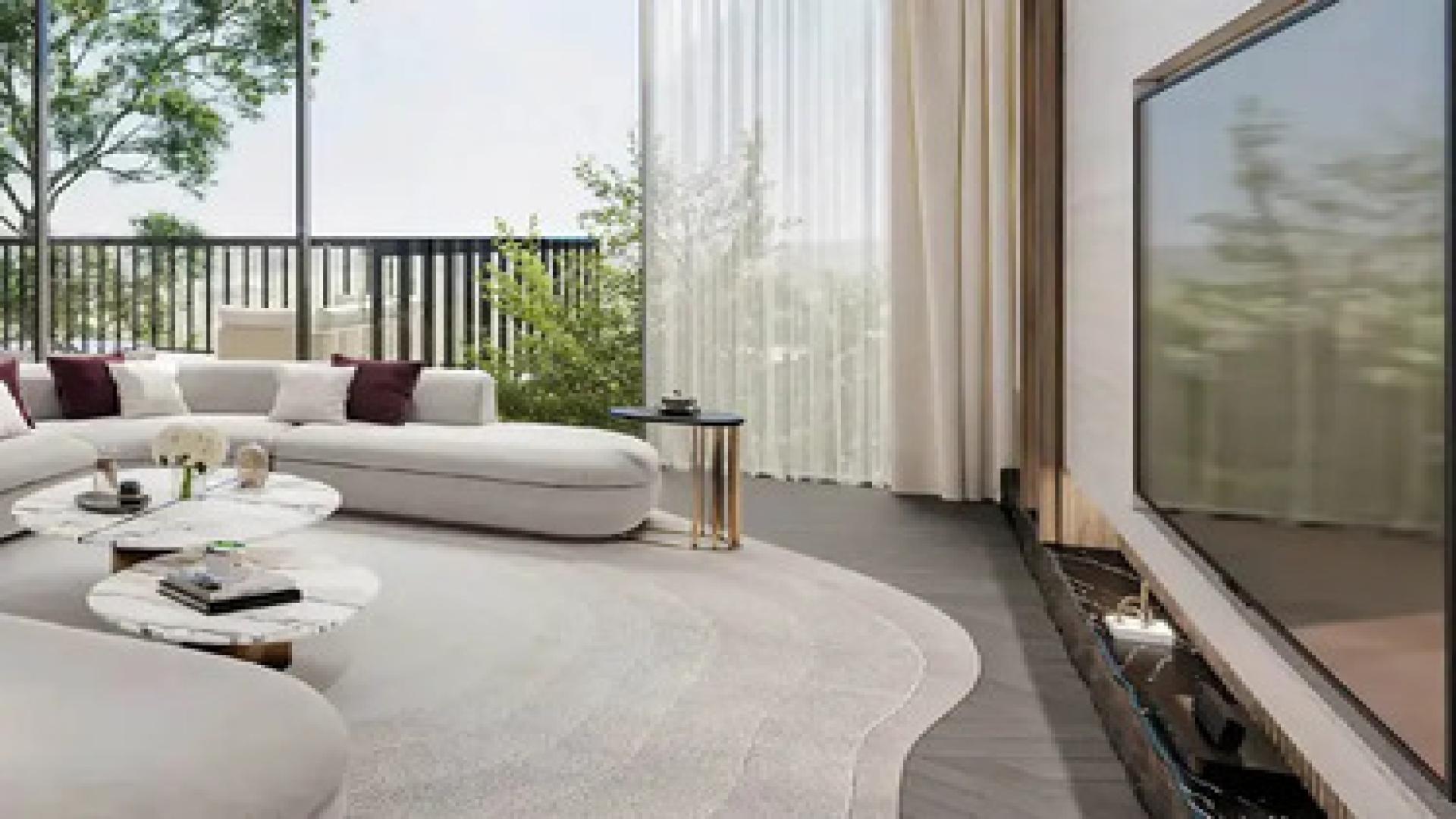 Luxurious living room in a 2-bedroom penthouse, The Autograph S Series, Jumeirah Village Circle