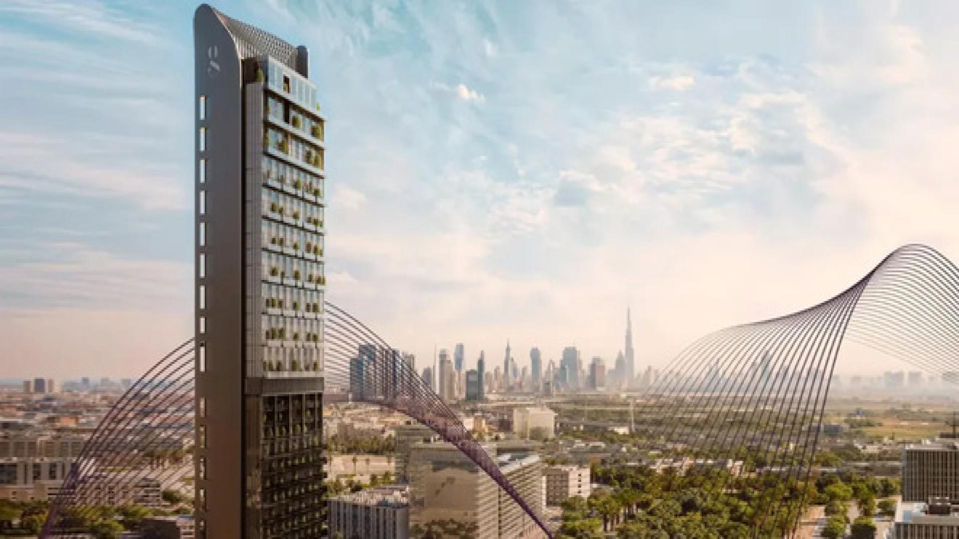 Modern 2-bedroom penthouse in The Autograph S Series, Jumeirah Village Circle skyline view