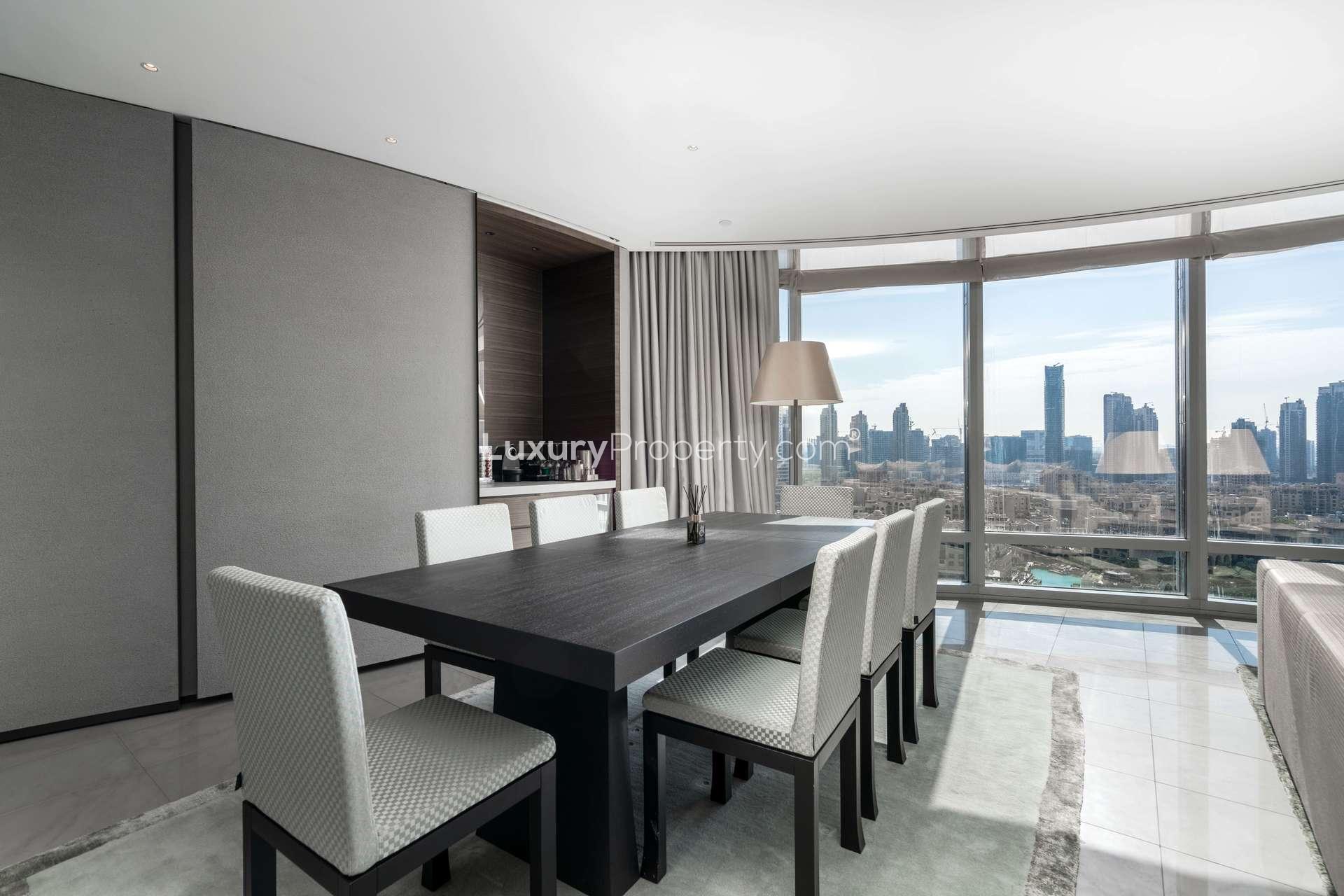 Luxurious bathroom in 2-bedroom apartment, Armani Residences, Burj Khalifa, Downtown Dubai