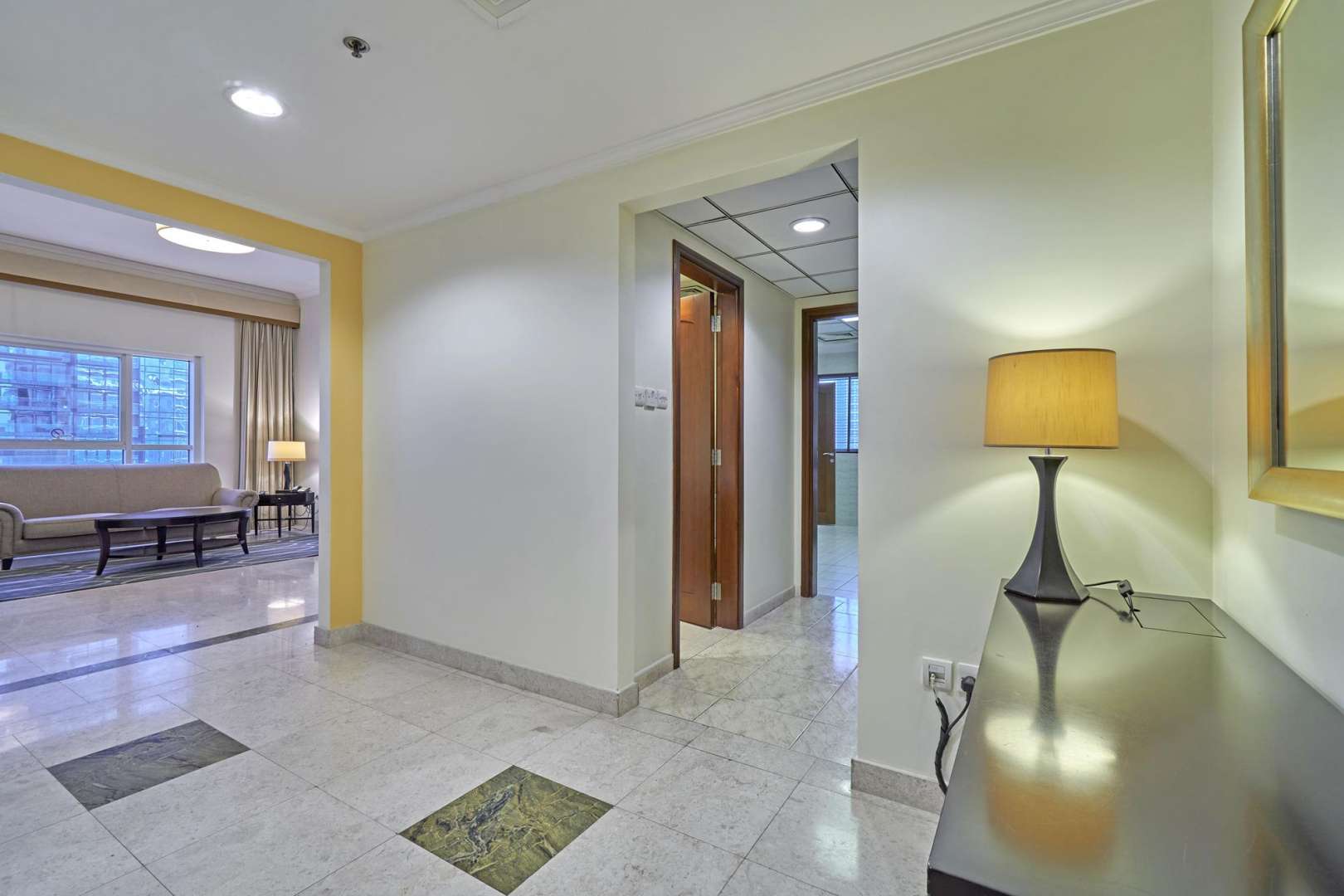 Luxury bathroom in two-bedroom apartment, Marriott Dubai Harbor Hotel, Dubai Marina