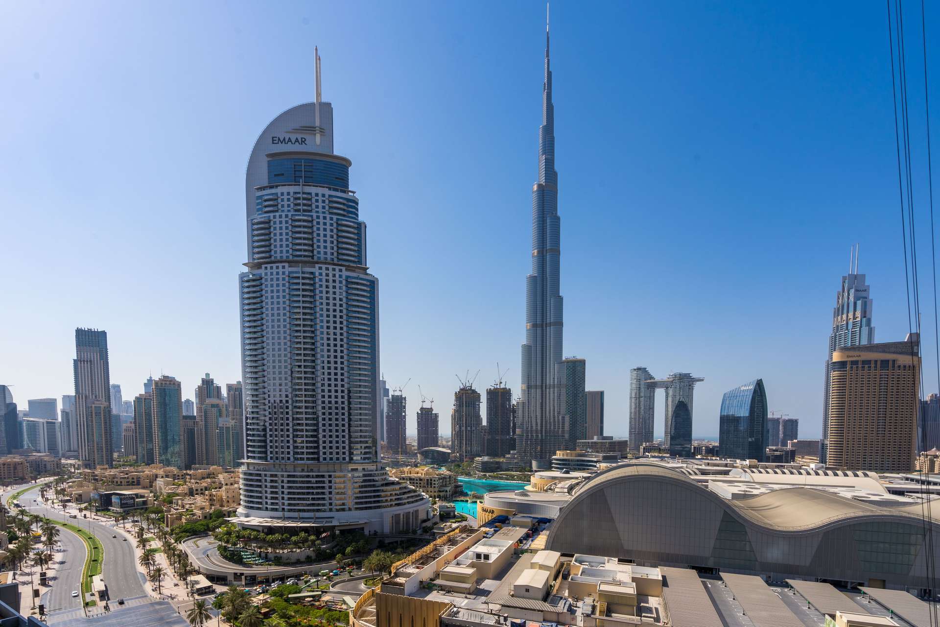 Modern kitchen in 2-bedroom serviced apartment, The Address Fountain Views, Downtown Dubai