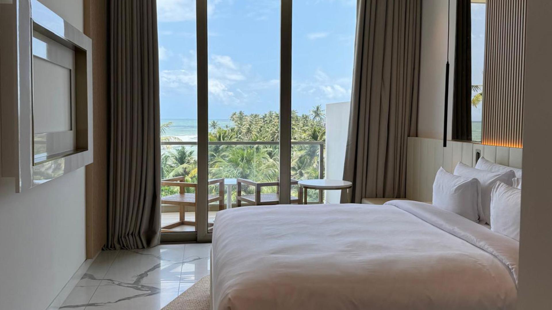 Two-bedroom suite in Serenia Residences, Talpe Galle with modern interior and sea view