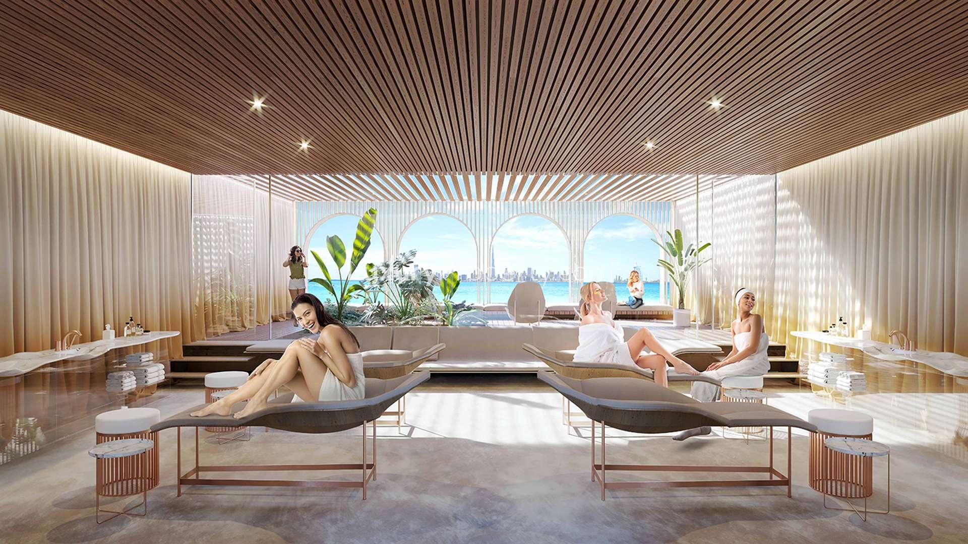 Two-bedroom serviced suite with sea view at Portofino Hotel, The World Islands