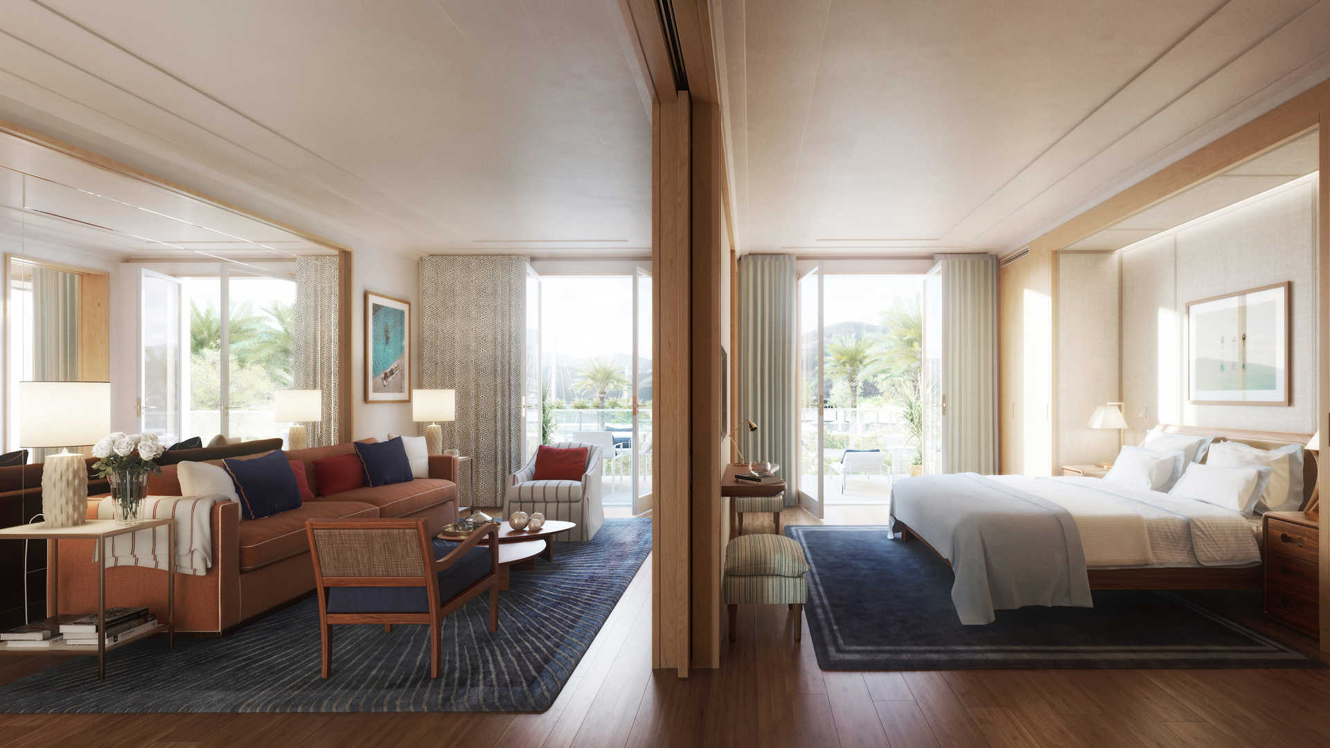 2 Bedroom Waterfront Serviced Residences for Sale in Porto Montenegro, Regent Pool Club