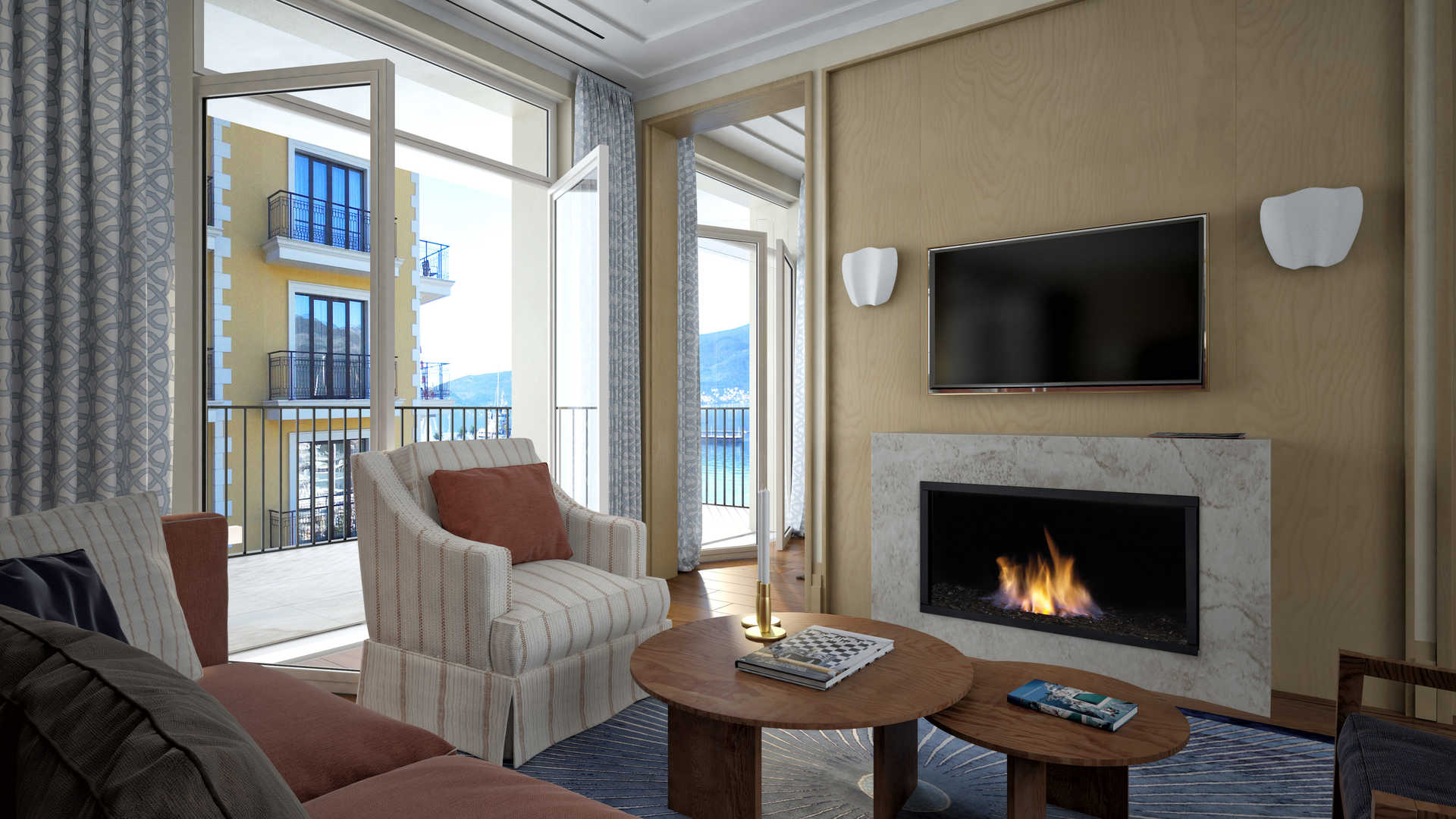 2 Bedroom Waterfront Serviced Residences in Porto Montenegro, Regent Pool Club Residences - Aqua