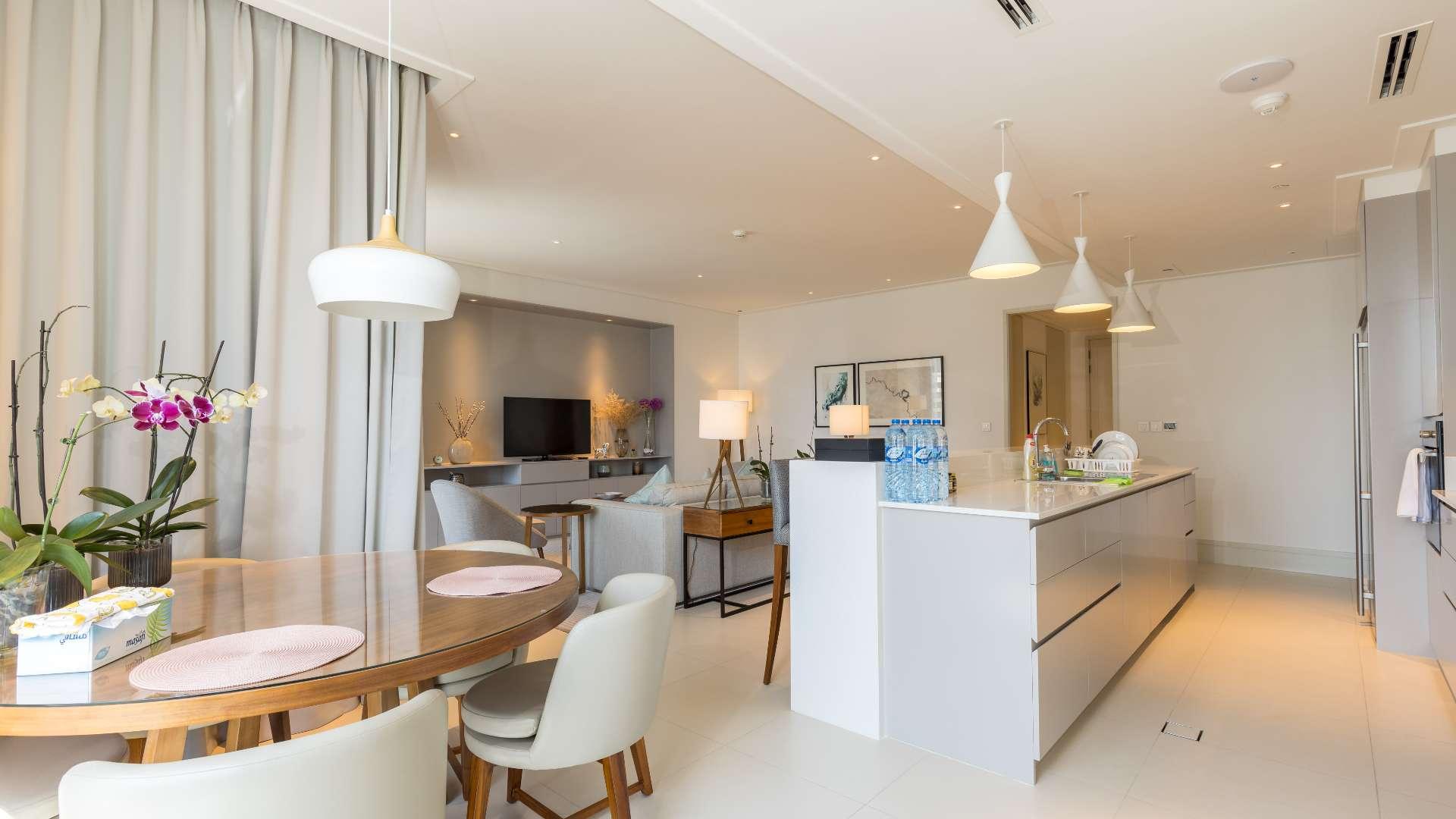 Contemporary 2-bedroom apartment interior at Vida Residence Downtown, Dubai, with modern furnishings