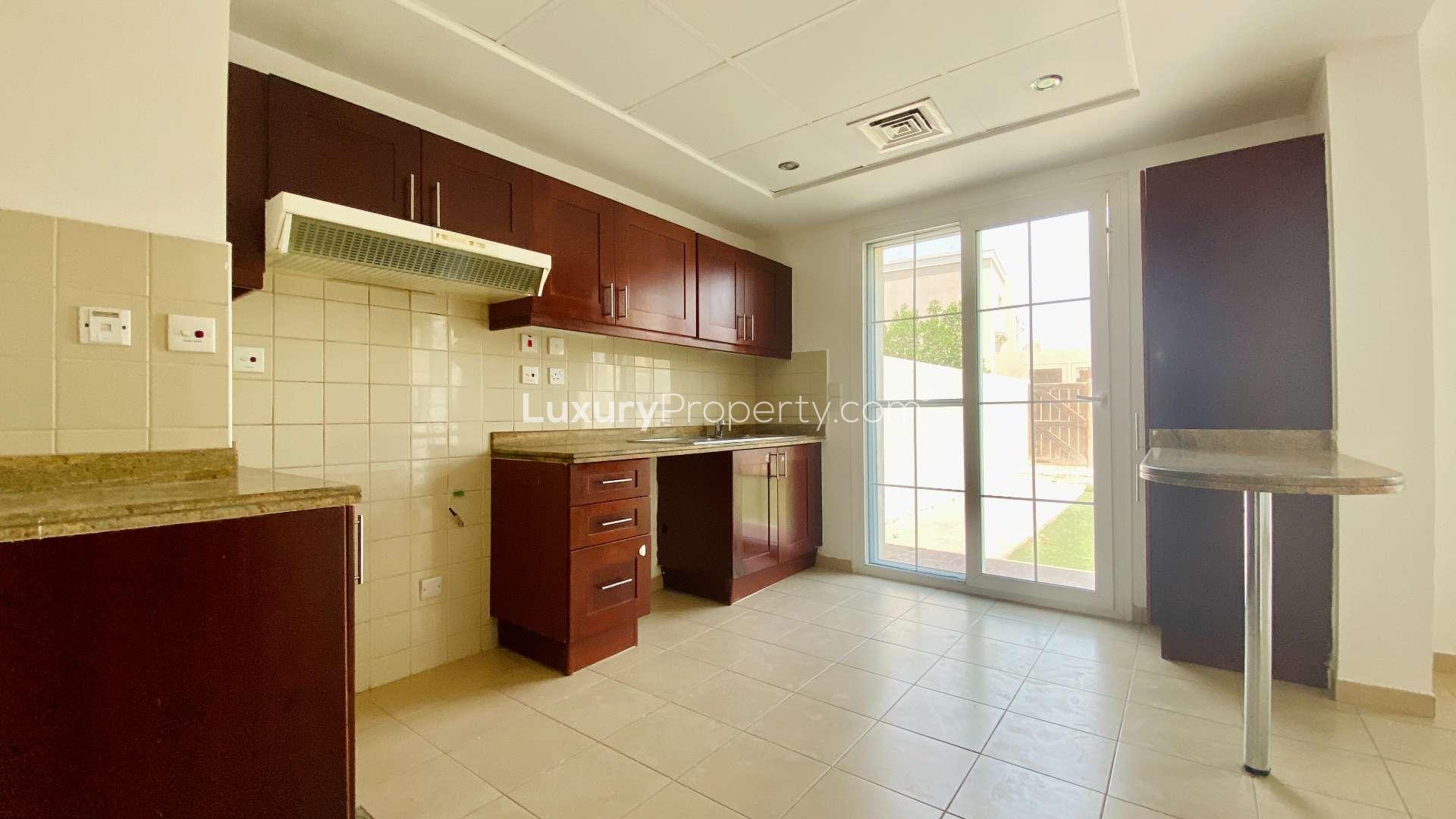 Stained glass windows in 2-bedroom townhouse, Al Reem 2, Arabian Ranches for rent