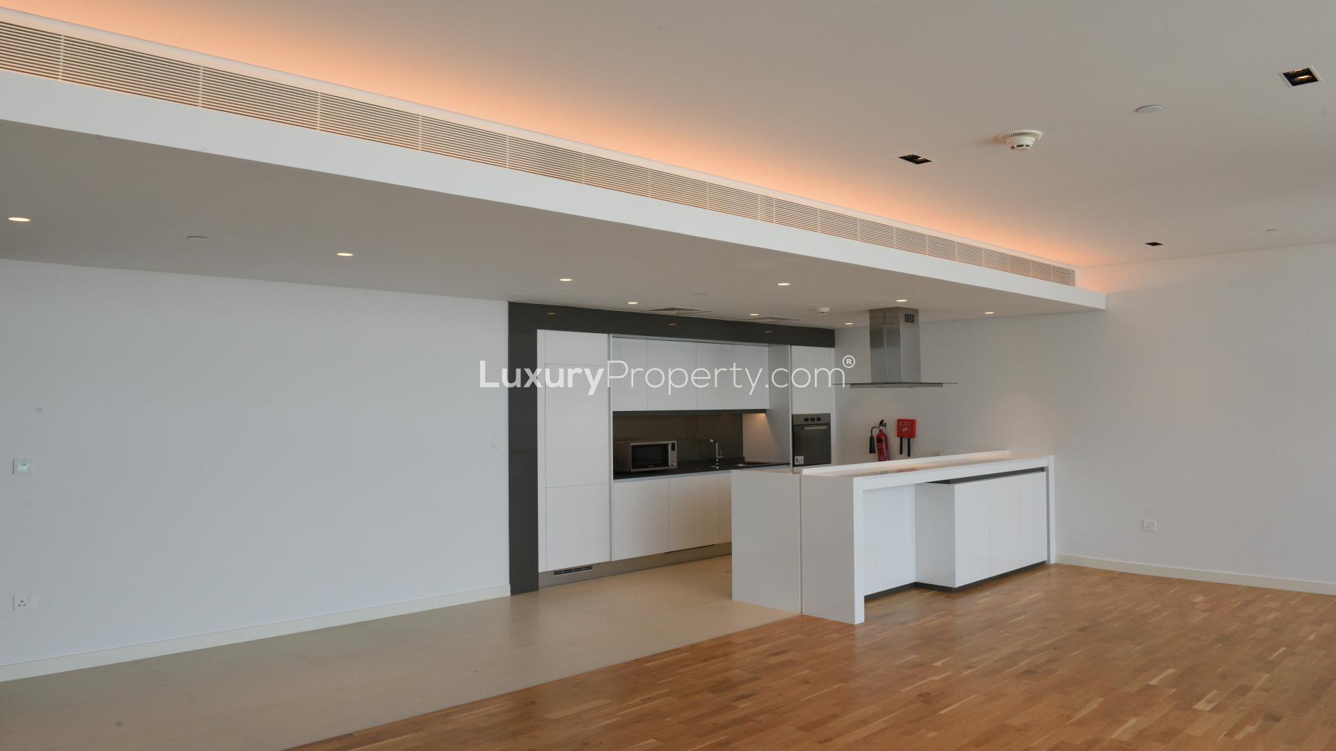 Stunning sea view from Bluewaters Residences apartment, featuring skyline and waterfront attractions