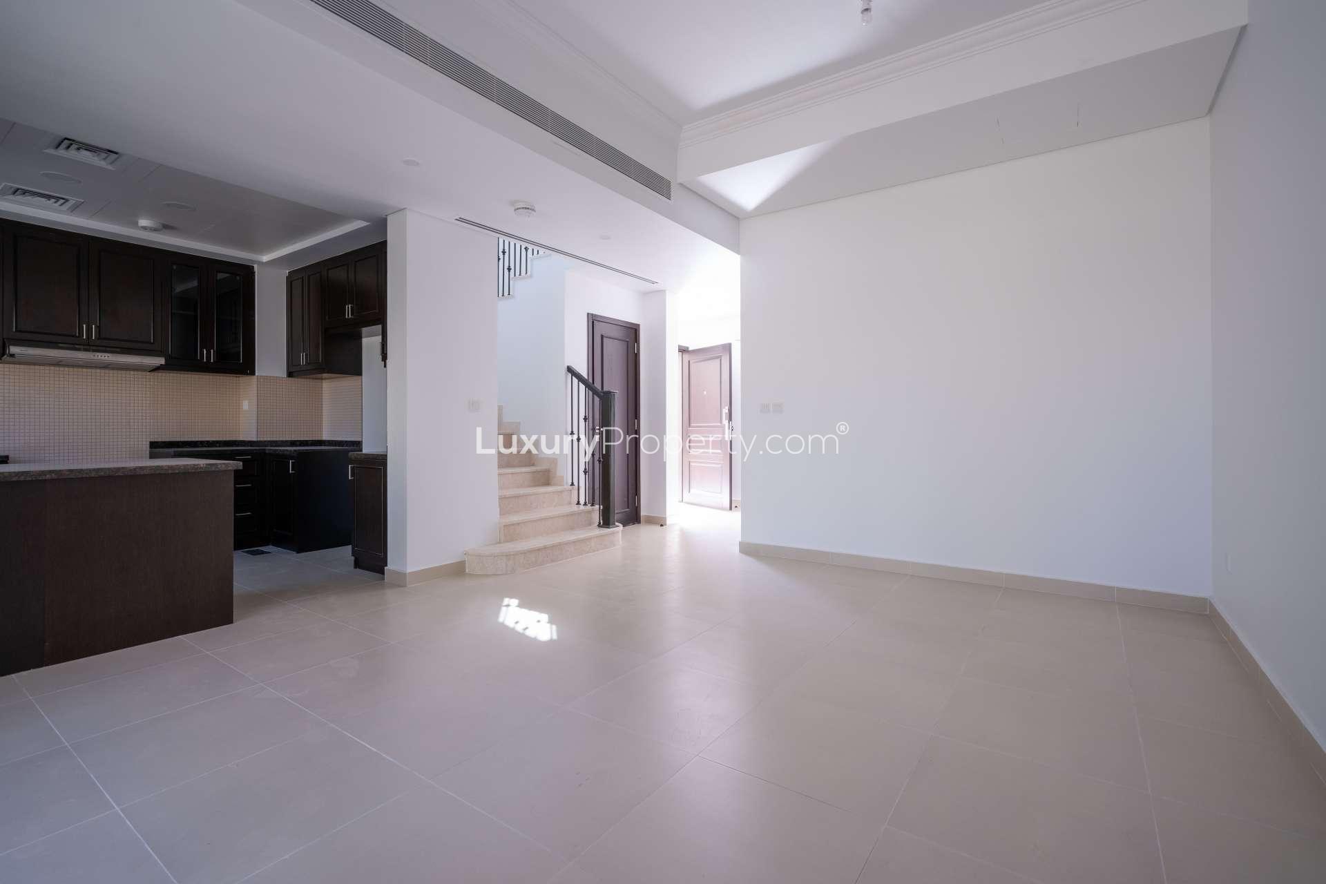 Modern kitchen in 2-bedroom townhouse for rent, Casa Dora, Serena community