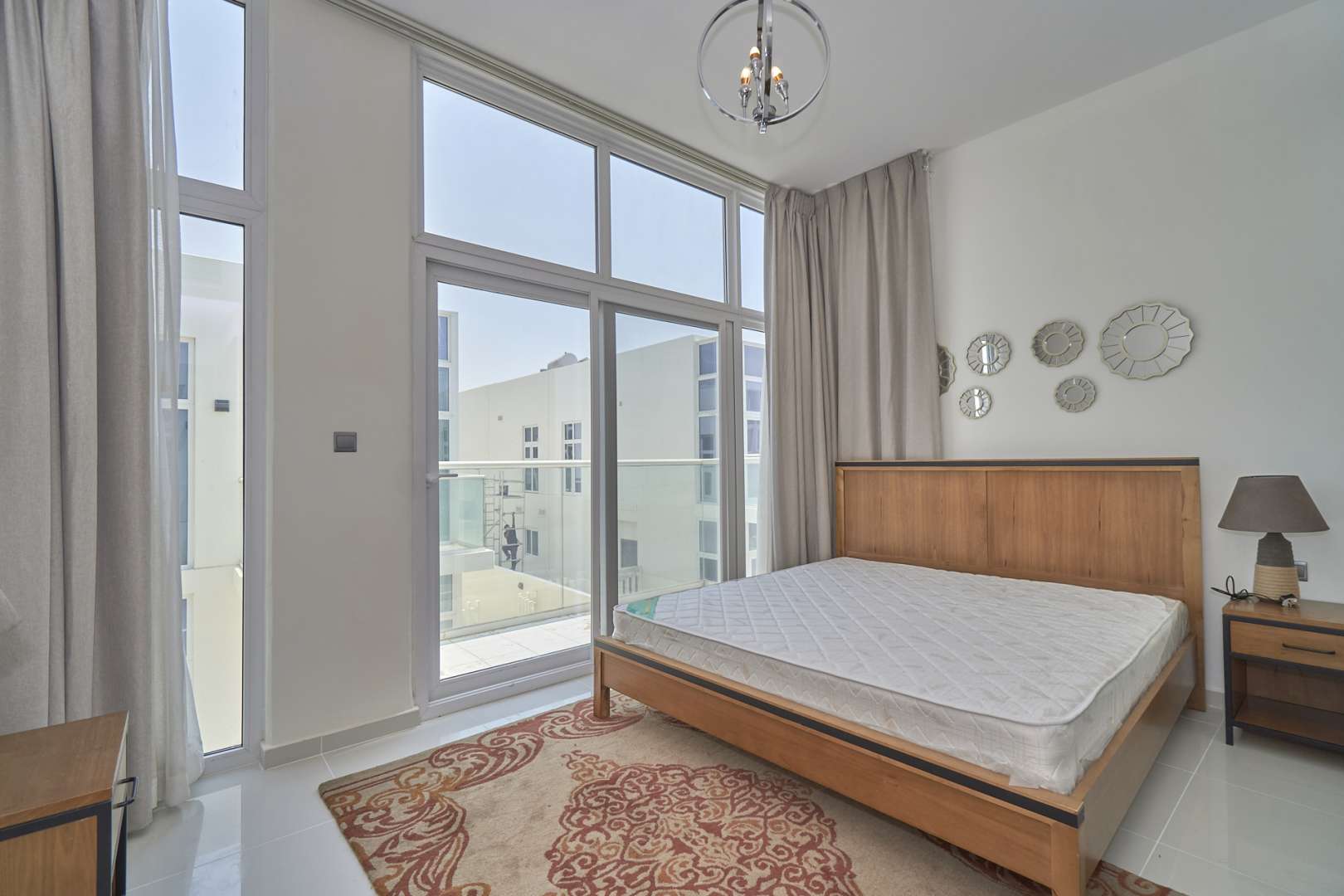 Furnished 2-bedroom townhouse exterior in Damac Hills 2, Akoya, Pacifica community