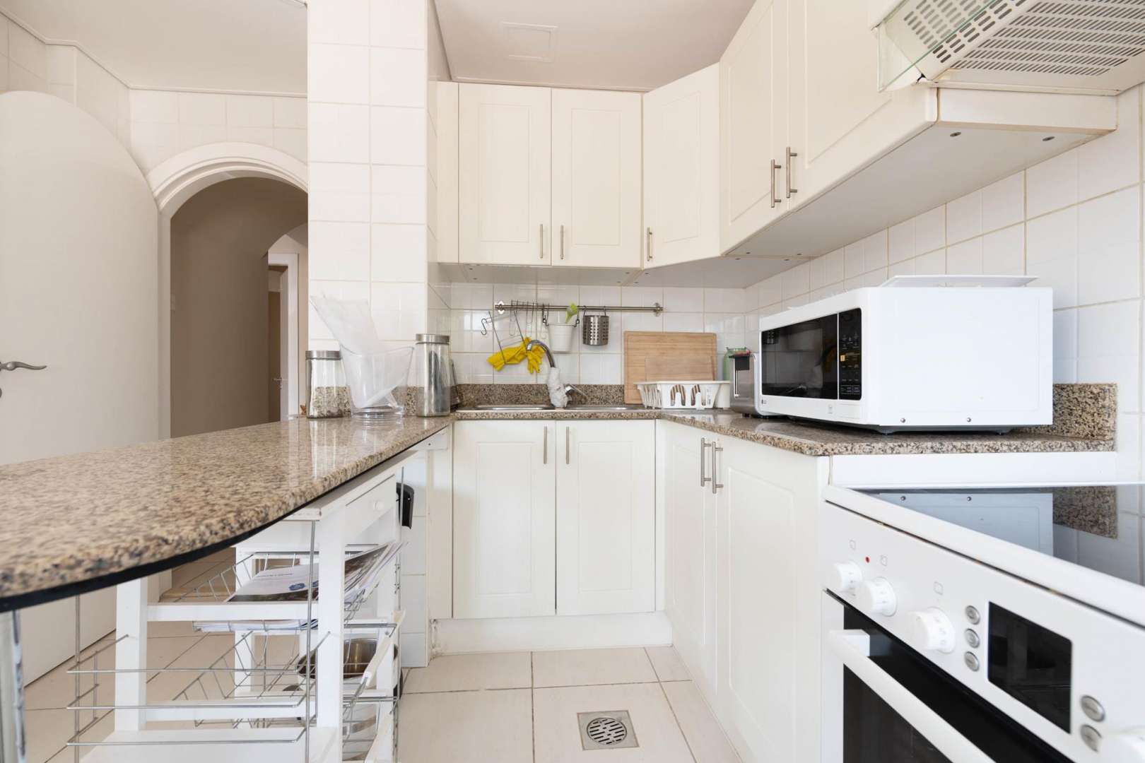 Fully furnished living room in upgraded 2-bedroom villa, Springs, Emirates Living